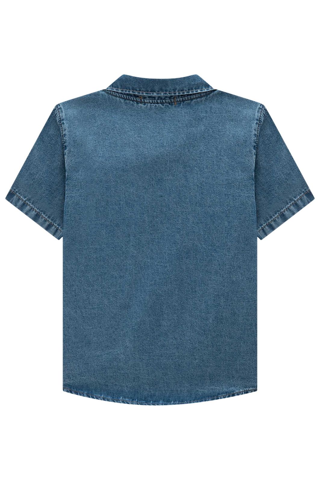 Camisa em jeans teca 99377 LucBoo Infantil Menino Camisa em jeans teca 99377 LucBoo Infantil Menino