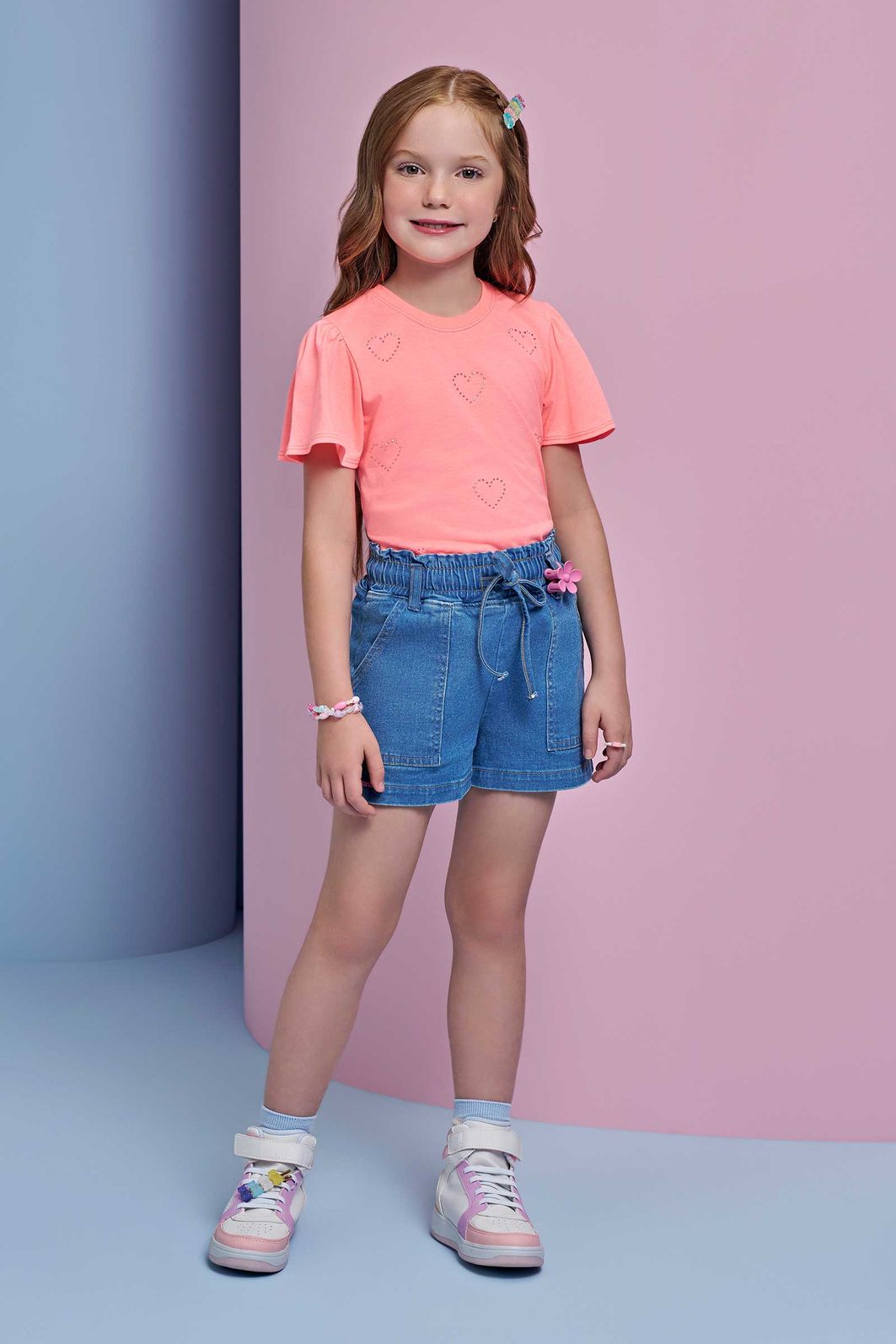 Blusa em meia malha 94595 Infanti Infantil Menina Blusa em meia malha 94595 Infanti Infantil Menina