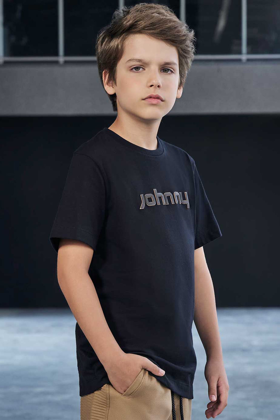Camiseta em meia malha 97854 Johnny Fox Teen Menino Camiseta em meia malha 97854 Johnny Fox Teen Menino