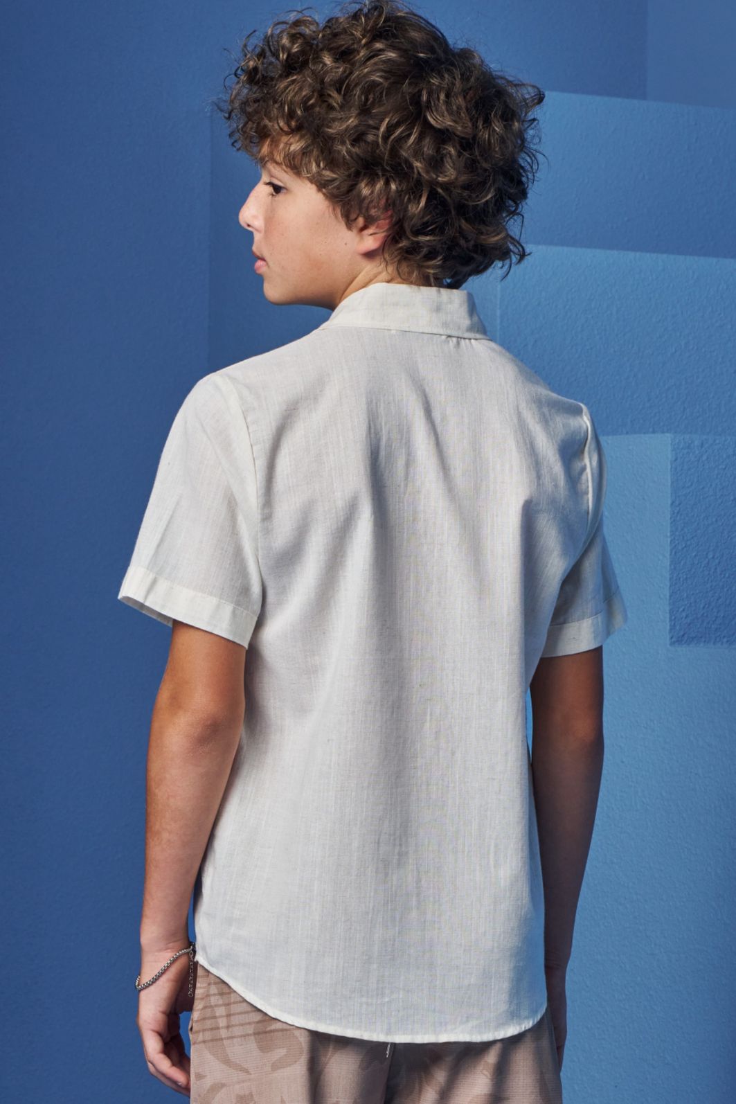 Camisa em verano linho 98845 Johnny Fox Teen Menino Camisa em verano linho 98845 Johnny Fox Teen Menino