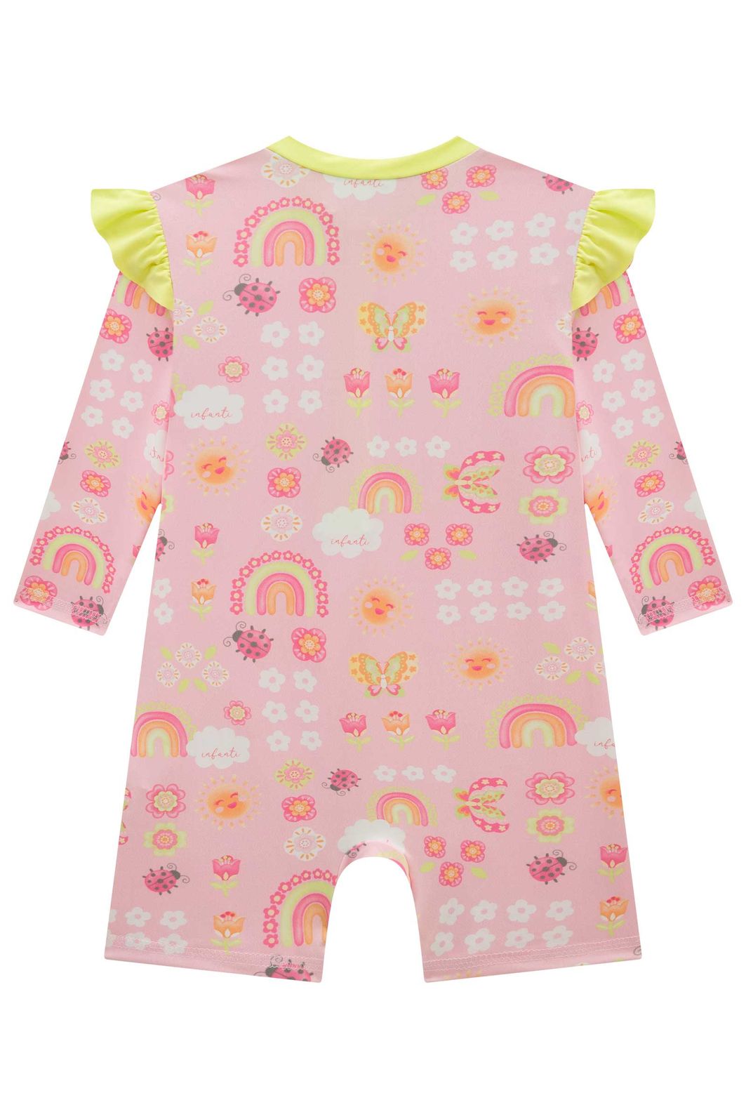 Macacão em malha UV dry com proteção UV 50+ 99154 Infanti Bebê Menina Macacão em malha UV dry com proteção UV 50+ 99154 Infanti Bebê Menina