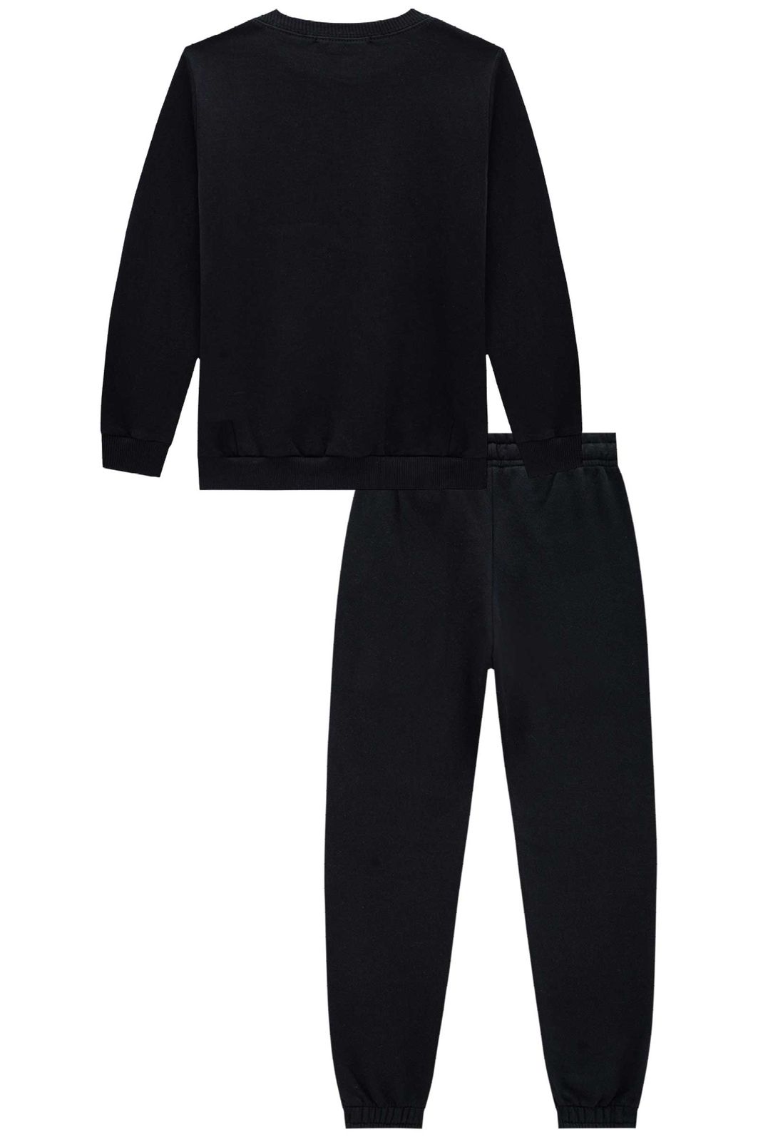 Conjunto de blusão e calça jogger em moletom com pelúcia 90464 Johnny Fox Teen Menino Conjunto de blusão e calça jogger em moletom com pelúcia 90464 Johnny Fox Teen Menino