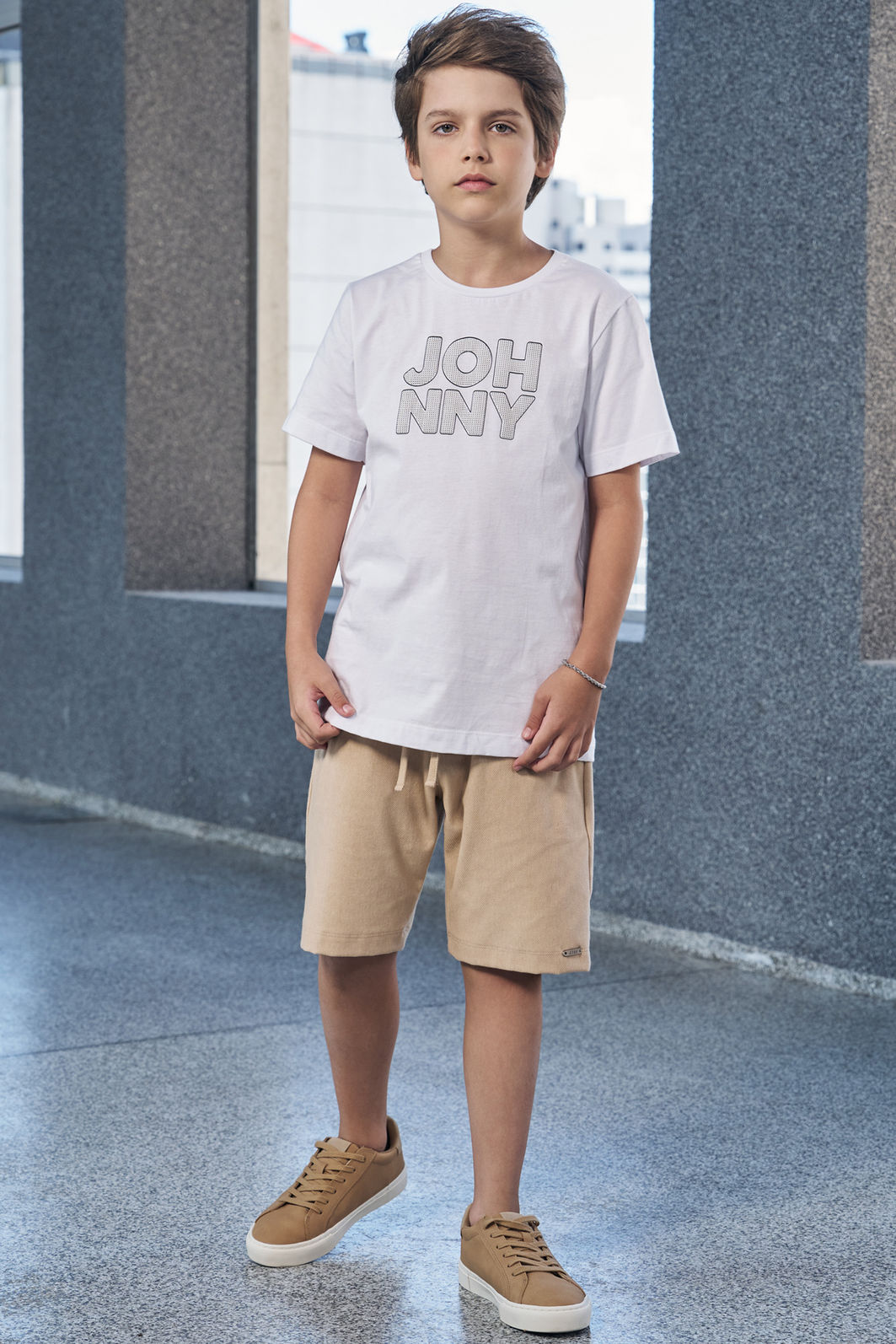 Camiseta em meia malha 97855 Johnny Fox Teen Menino Camiseta em meia malha 97855 Johnny Fox Teen Menino