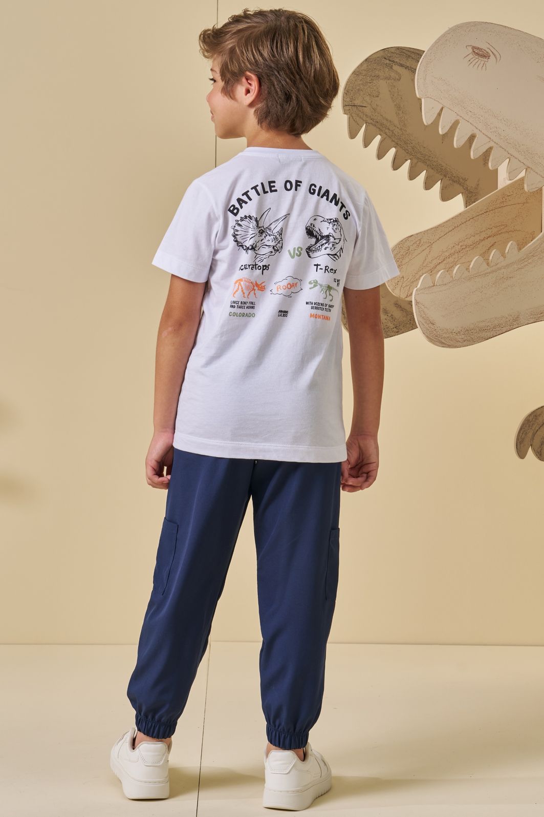 Camiseta em meia malha 94774 LucBoo Infantil Menino Camiseta em meia malha 94774 LucBoo Infantil Menino