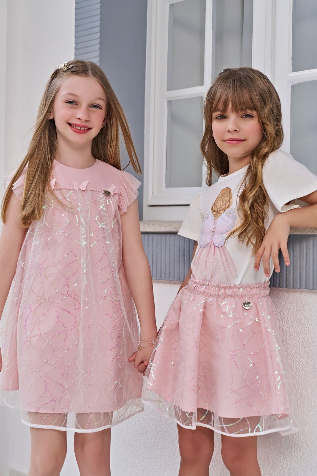 Vestido em tule paetê 95862 Infanti Infantil Menina Vestido em tule paetê 95862 Infanti Infantil Menina
