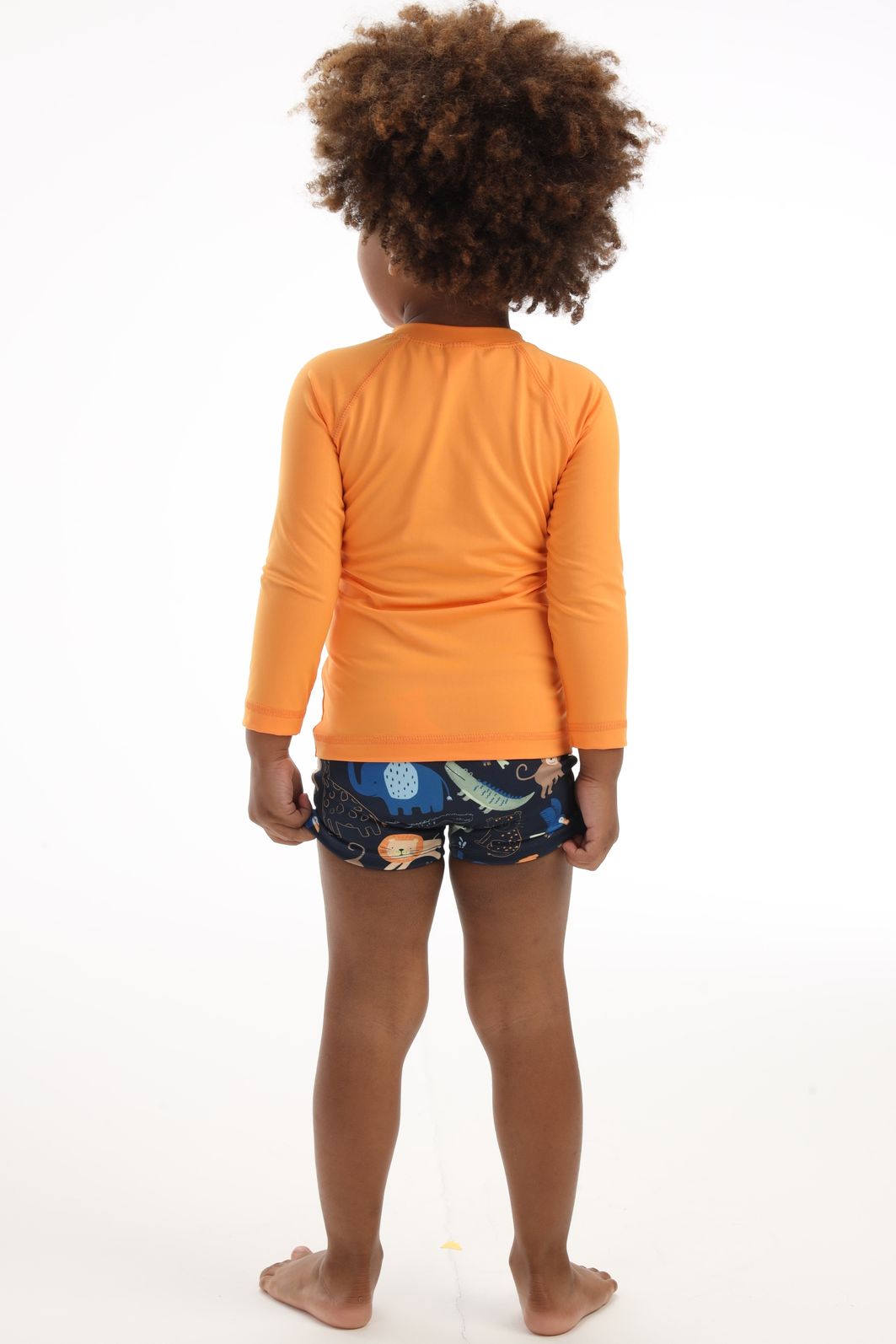 Conjunto de camiseta e sunga em malha UV dry com proteção UV 50+ 92882 LucBoo Bebê Menino Conjunto de camiseta e sunga em malha UV dry com proteção UV 50+ 92882 LucBoo Bebê Menino
