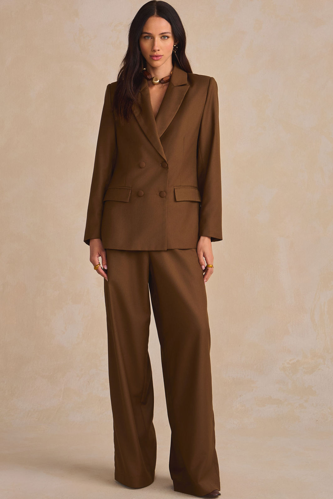 Blazer em tecido estilo alfaiataria 89924 Linzzi Blazer em tecido estilo alfaiataria 89924 Linzzi