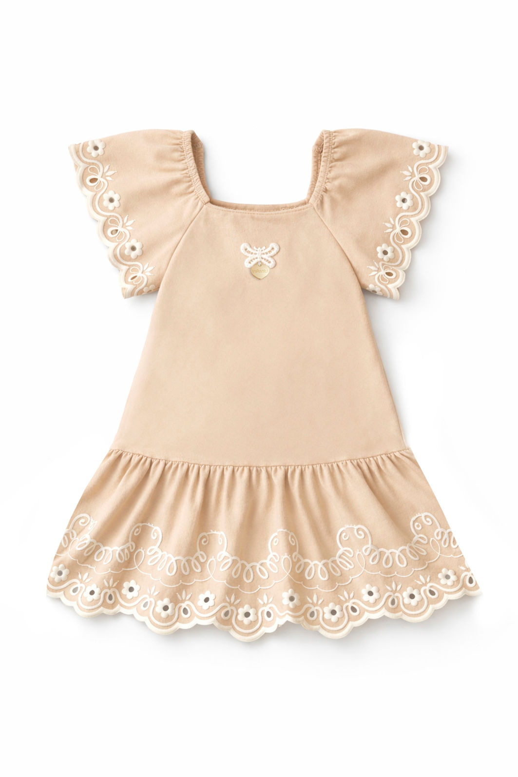 Vestido em cotton 15784 Infanti Infantil Menina Vestido em cotton 15784 Infanti Infantil Menina
