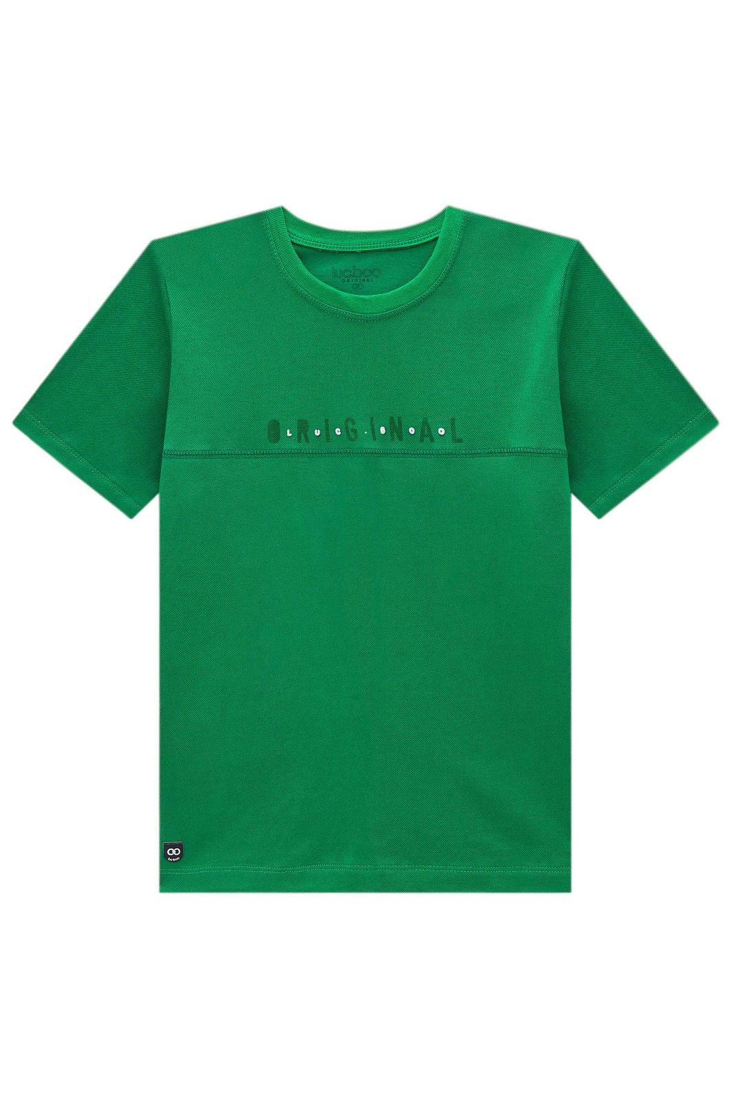 Camiseta em meia malha 99601 LucBoo Infantil Menino Camiseta em meia malha 99601 LucBoo Infantil Menino