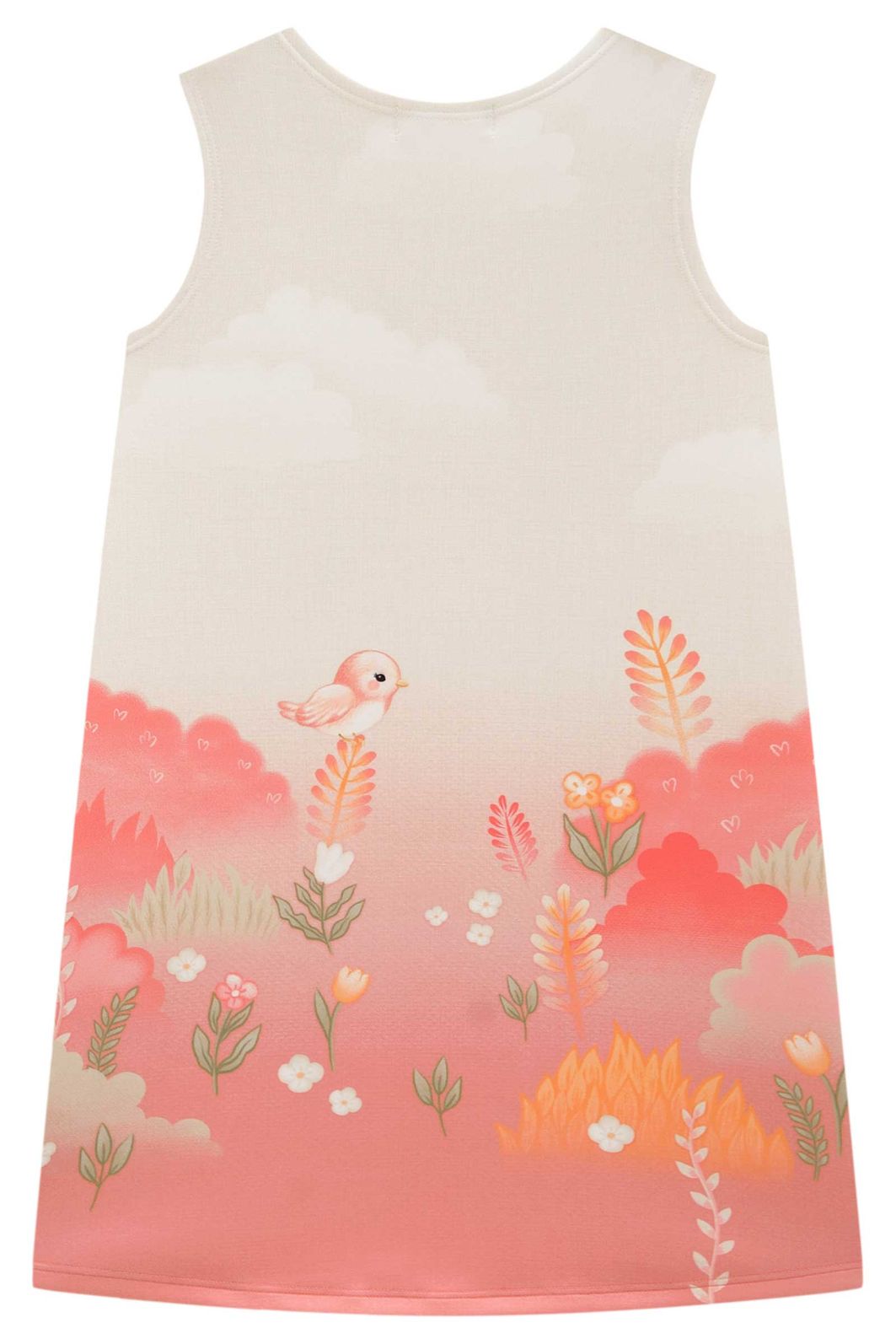Vestido em fly tech 99141 Infanti Infantil Menina Vestido em fly tech 99141 Infanti Infantil Menina