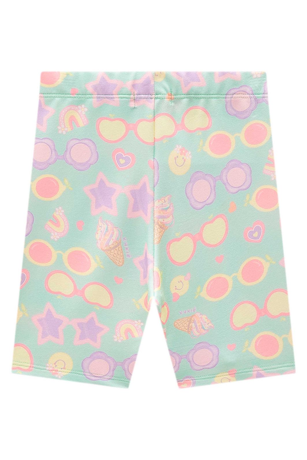Bermuda biker em molecotton 98733 Kukiê Infantil Menina Bermuda biker em molecotton 98733 Kukiê Infantil Menina
