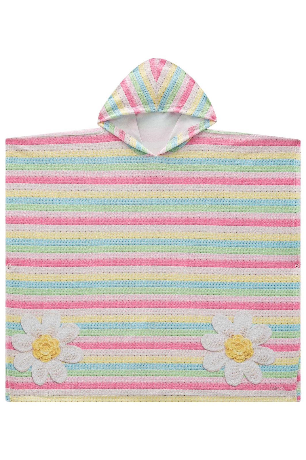 Toalha poncho com capuz em plush atoalhado 99172 Infanti Infantil Menina Toalha poncho com capuz em plush atoalhado 99172 Infanti Infantil Menina