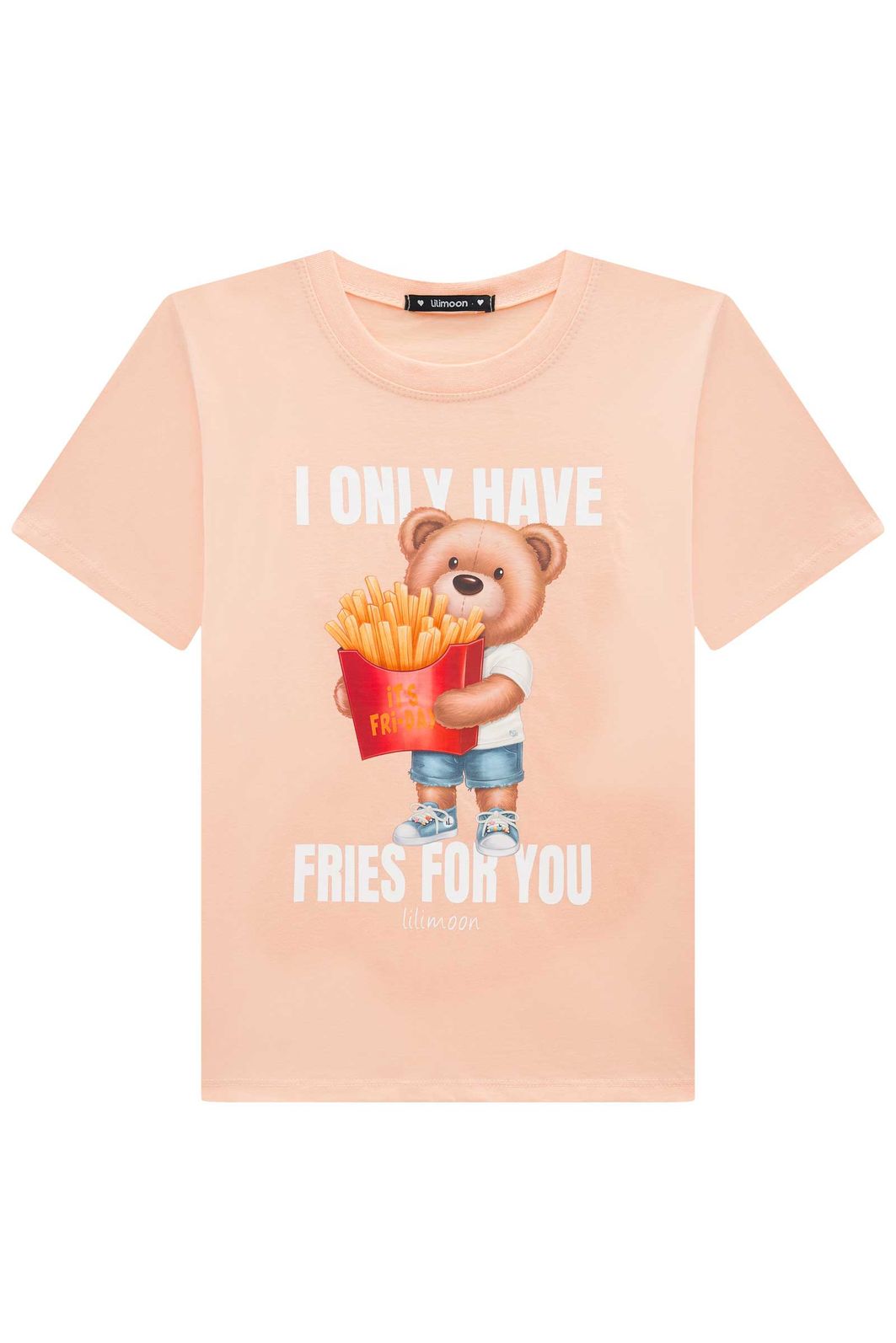 Camiseta over em meia malha 94913 Lilimoon Teen Menina Camiseta over em meia malha 94913 Lilimoon Teen Menina