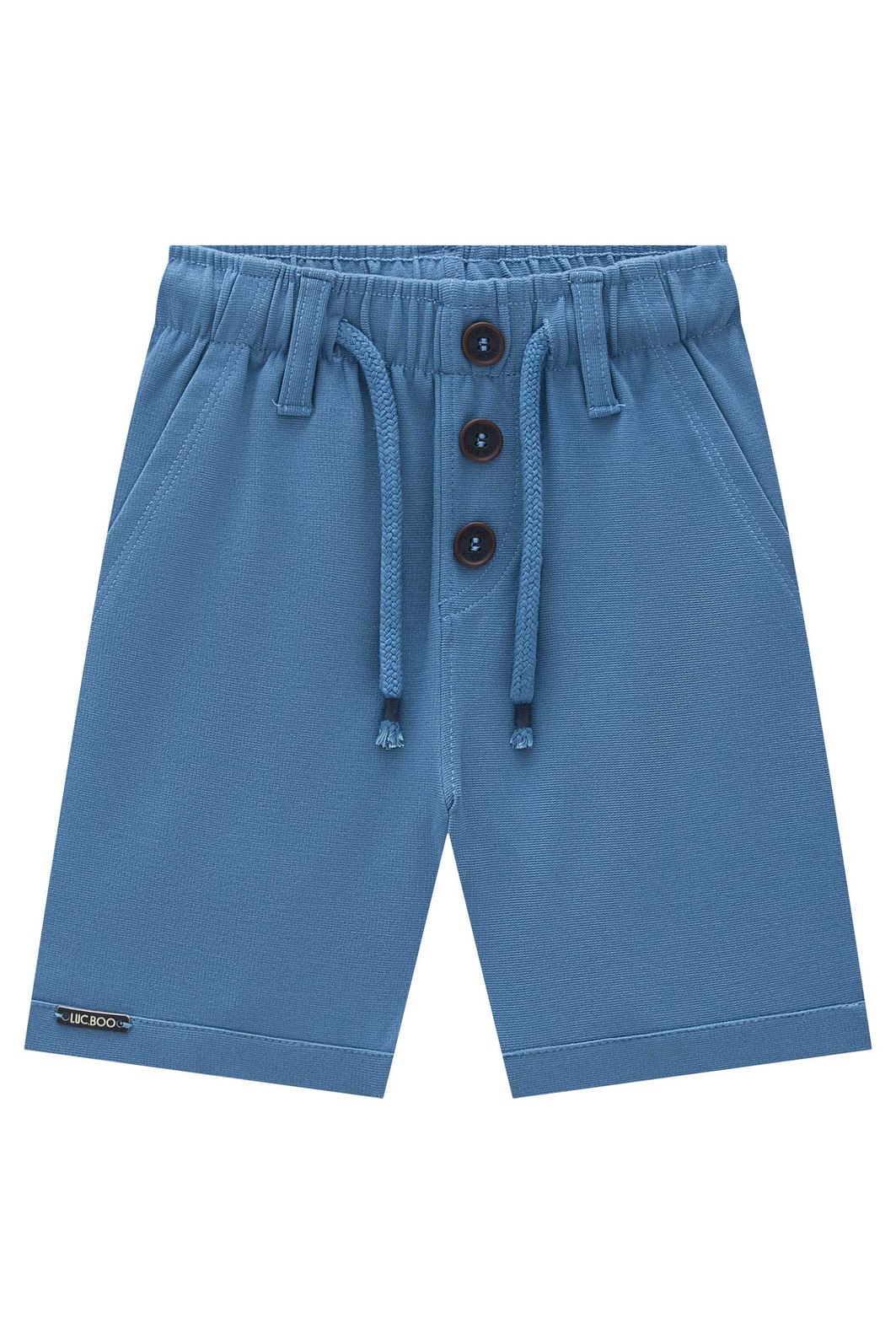 Bermuda em malha alfaiataria com elastano 95372 LucBoo Infantil Menino Bermuda em malha alfaiataria com elastano 95372 LucBoo Infantil Menino