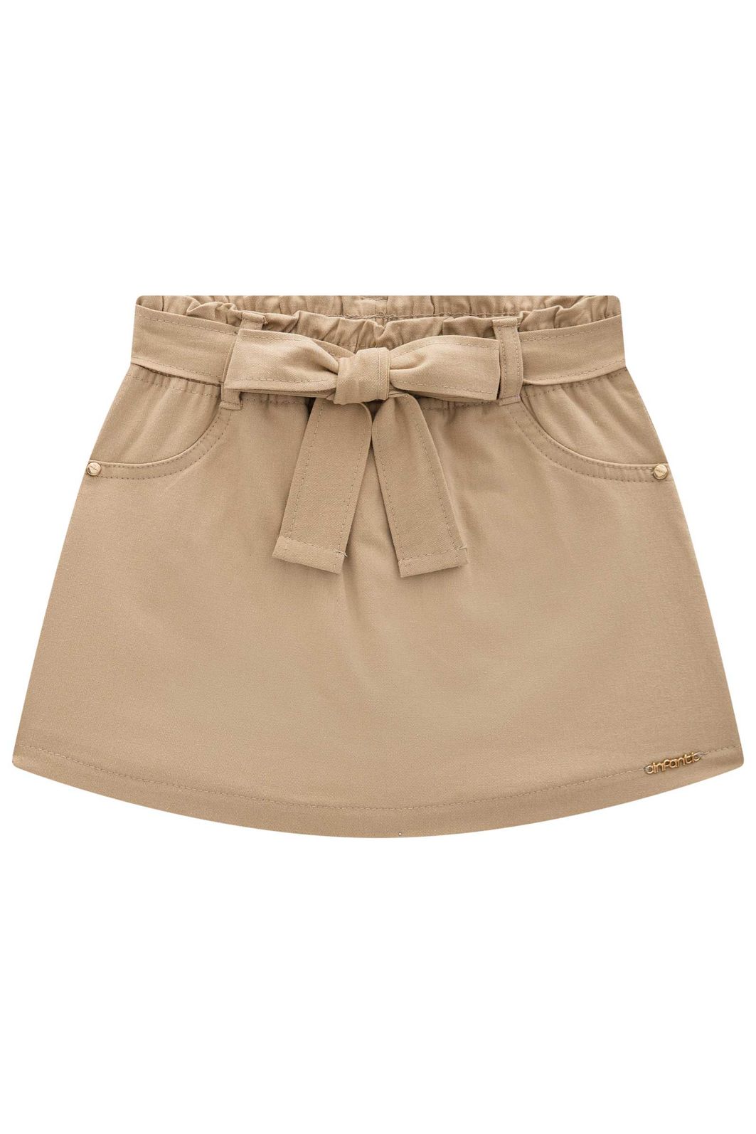 Short saia em sarja com elastano 96344 Infanti Infantil Menina