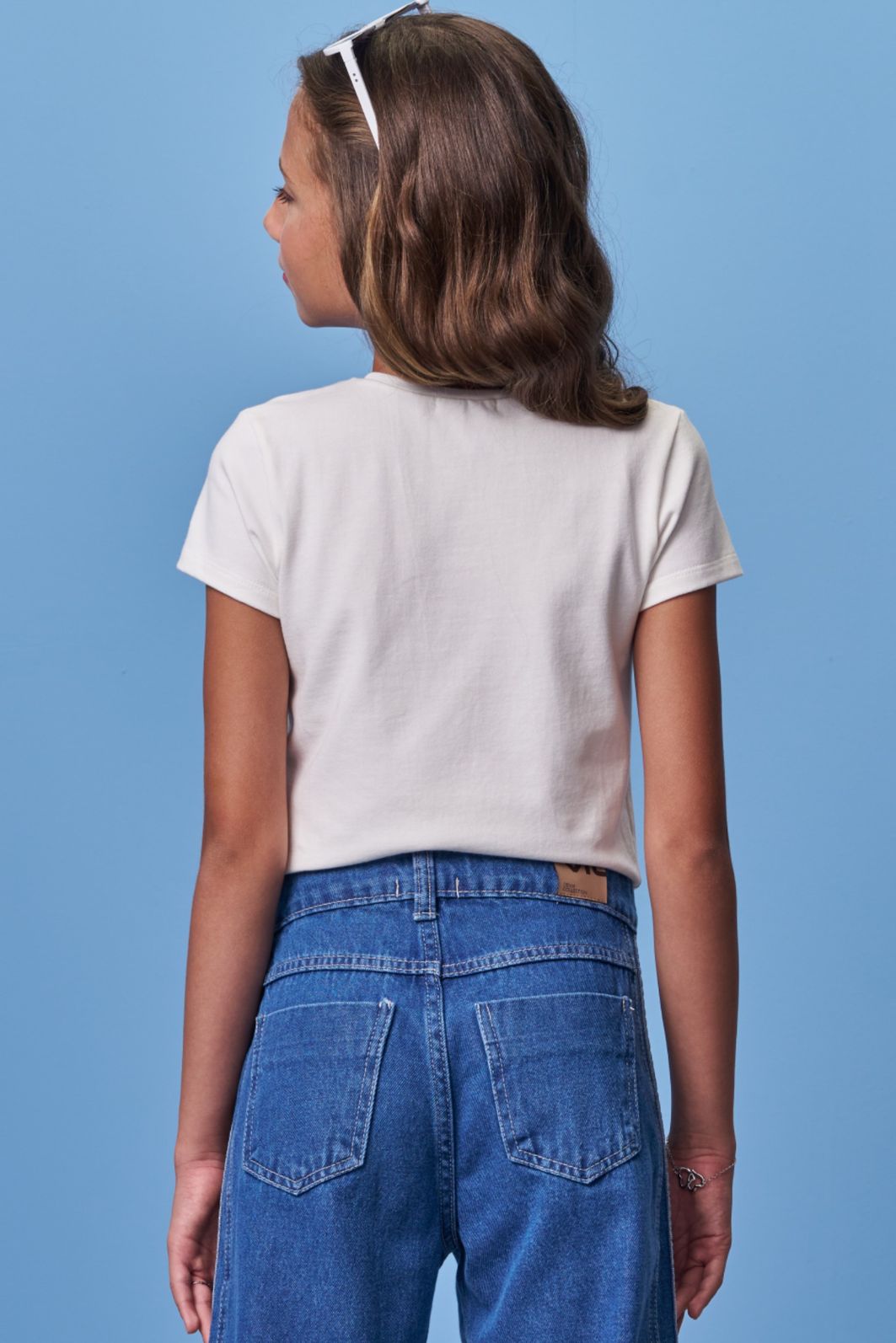 Blusa em cotton 97926 Vic Teen Menina Blusa em cotton 97926 Vic Teen Menina