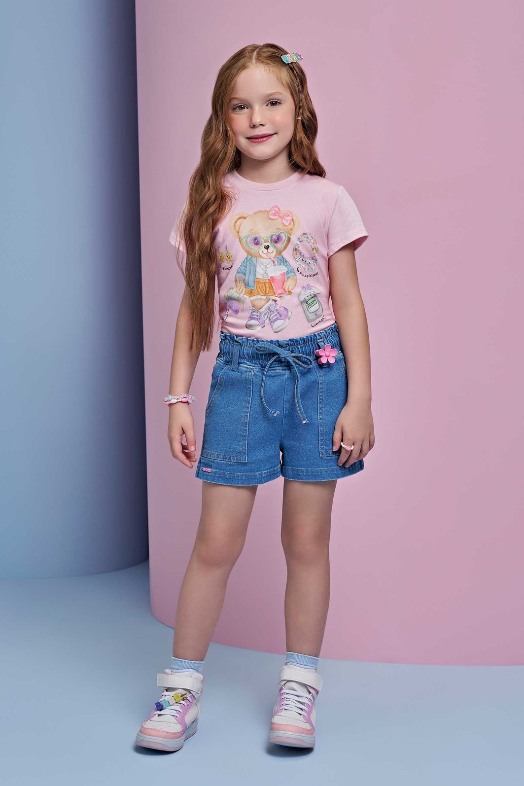 Blusa em meia malha 93434 Infanti Infantil Menina Blusa em meia malha 93434 Infanti Infantil Menina