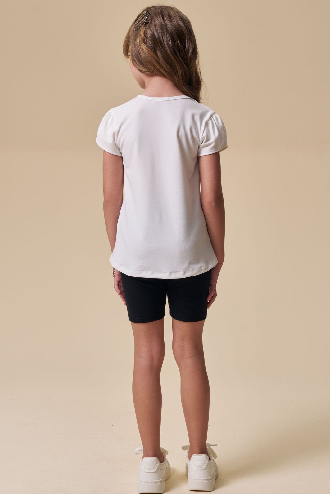 Conjunto de blusa alongada em malha power e bermuda biker em canelado liz 96891 Infanti Infantil Menina Conjunto de blusa alongada em malha power e bermuda biker em canelado liz 96891 Infanti Infantil Menina