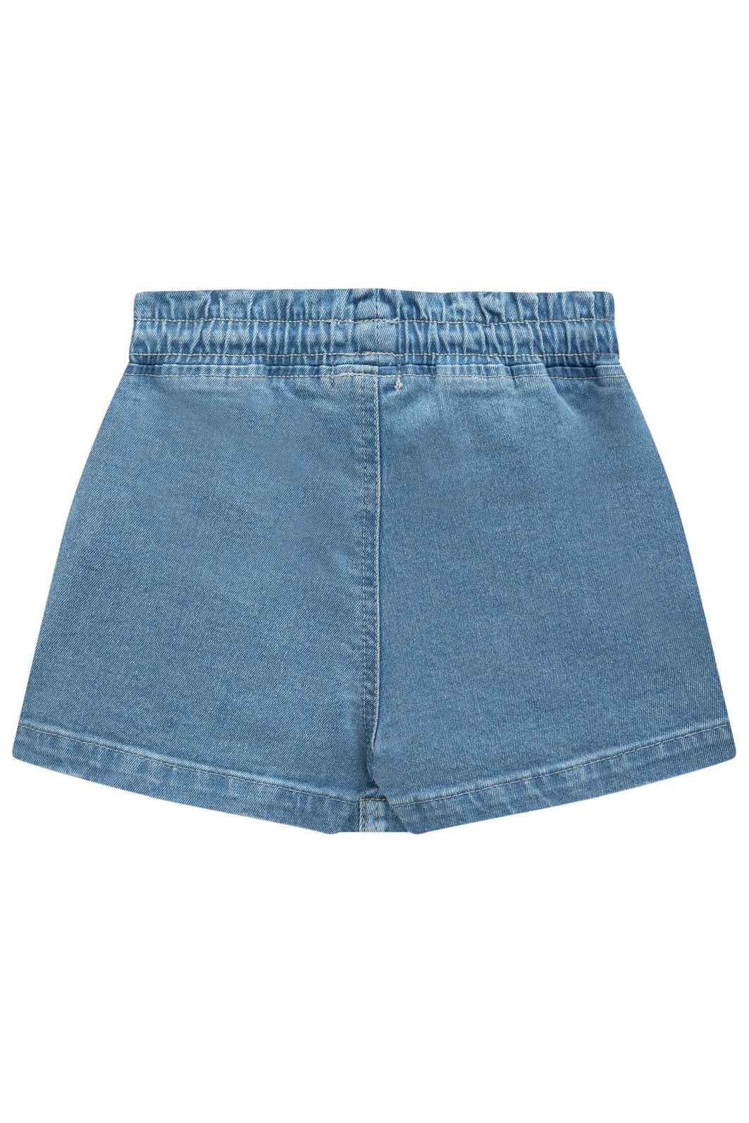 Short saia em jeans com elastano 94940 Infanti Infantil Menina