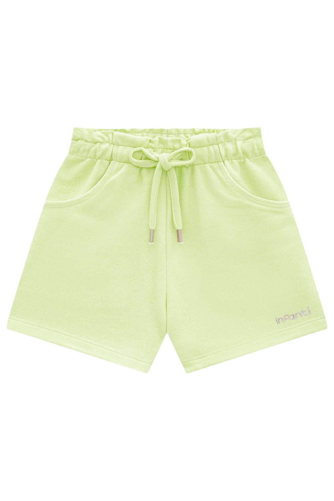 Shorts em moletom sem pelúcia 94376 Infanti Infantil Menina Shorts em moletom sem pelúcia 94376 Infanti Infantil Menina
