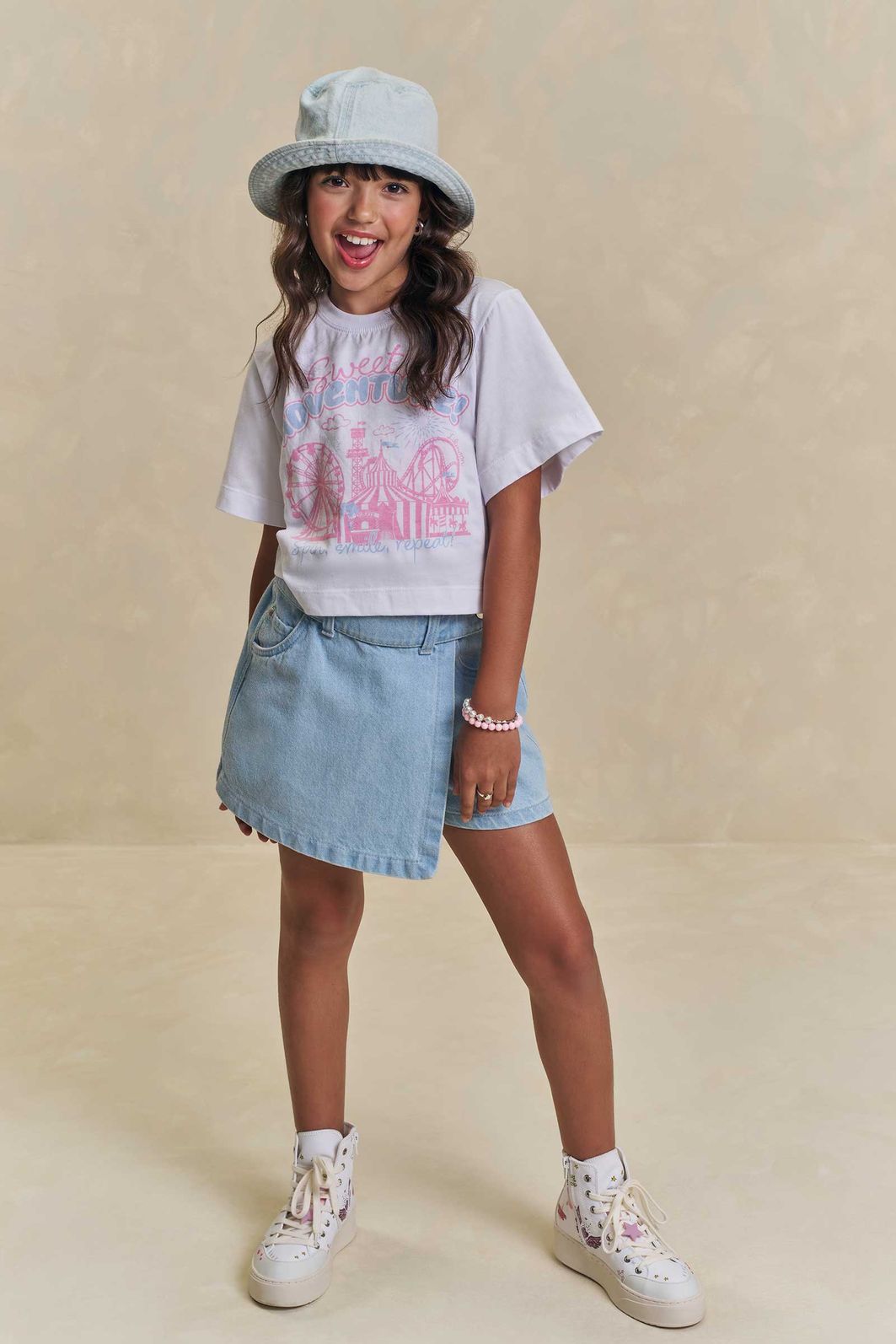Blusa em meia malha 95053 Lilimoon Teen Menina Blusa em meia malha 95053 Lilimoon Teen Menina