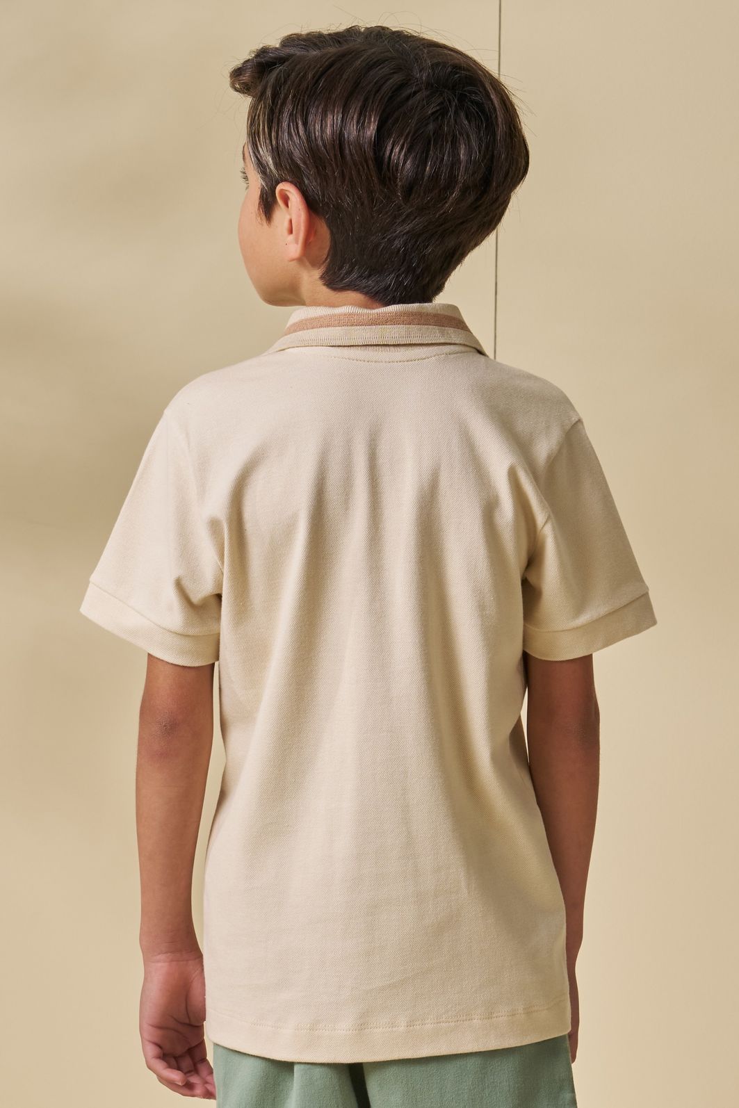 Camisa polo em piquet com elastano 95651 LucBoo Infantil Menino Camisa polo em piquet com elastano 95651 LucBoo Infantil Menino