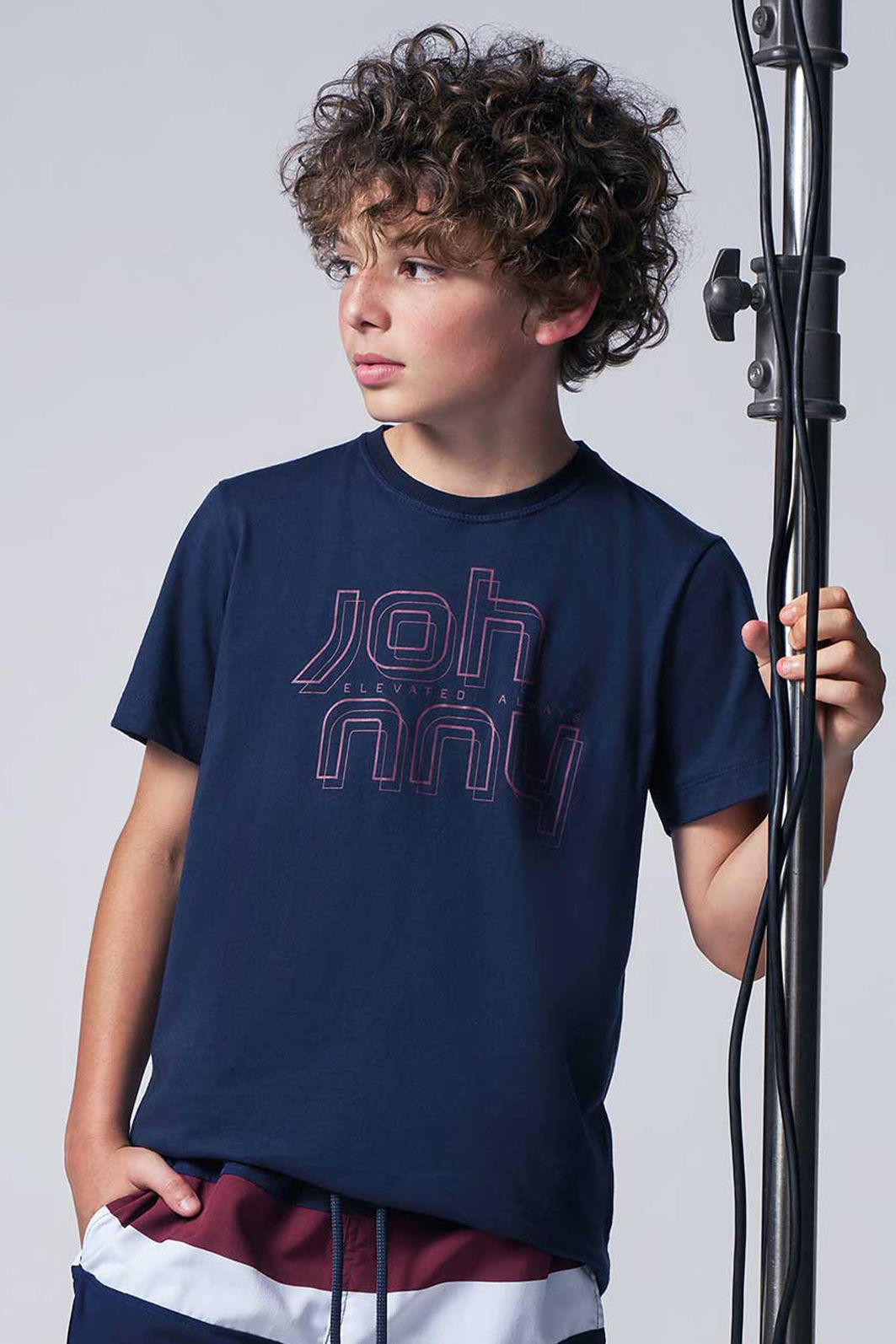 Camiseta em meia malha 96007 Johnny Fox Teen Menino Camiseta em meia malha 96007 Johnny Fox Teen Menino