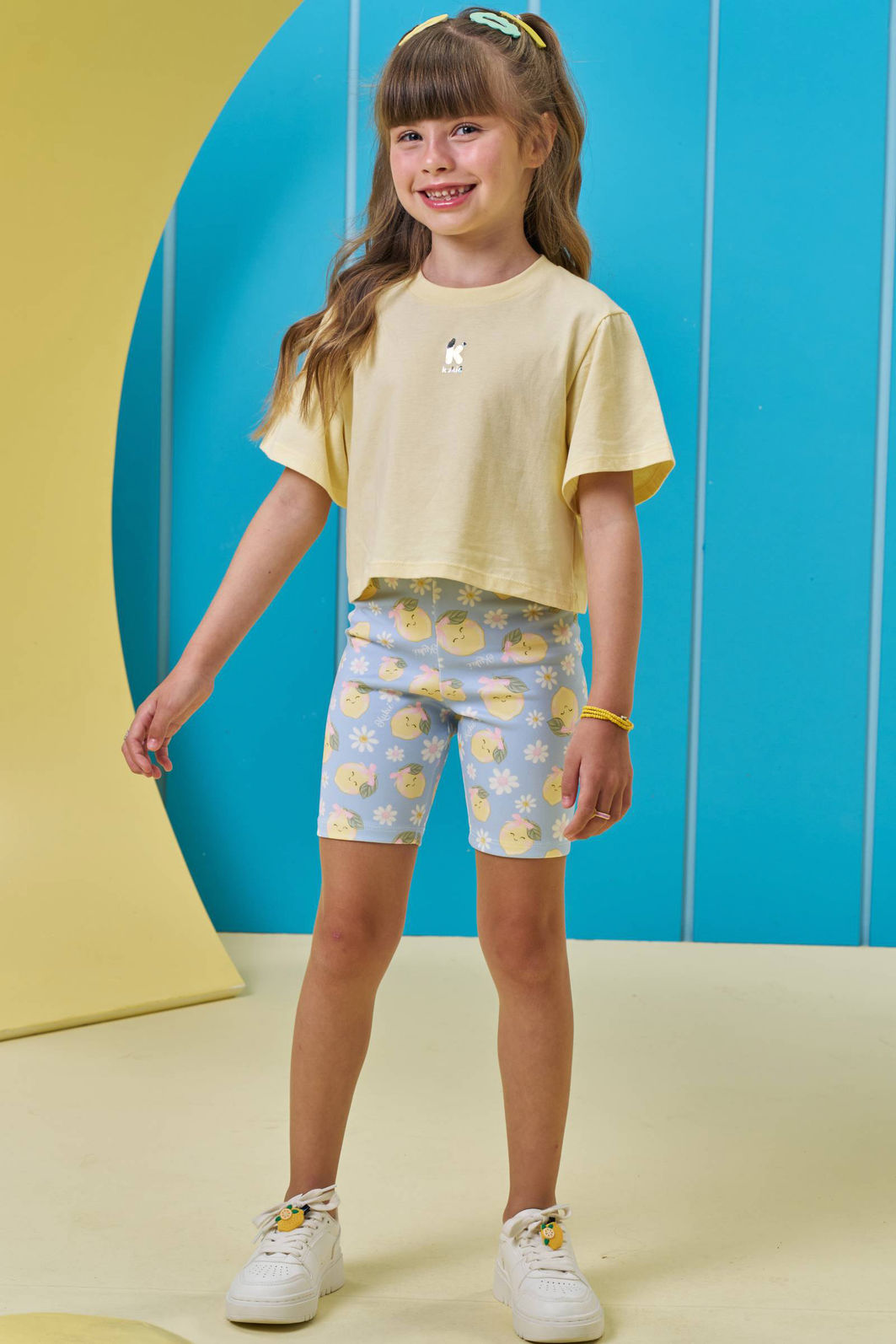 Blusa em meia malha 94349 Kukiê Infantil Menina Blusa em meia malha 94349 Kukiê Infantil Menina