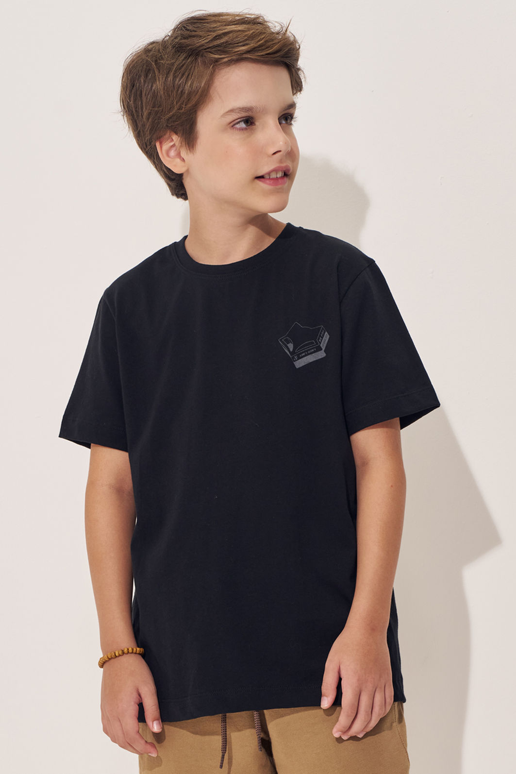 Camiseta em meia malha 97805 Johnny Fox Teen Menino Camiseta em meia malha 97805 Johnny Fox Teen Menino