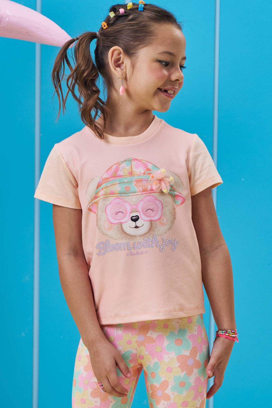 Blusa em meia malha 95441 Kukiê Infantil Menina Blusa em meia malha 95441 Kukiê Infantil Menina