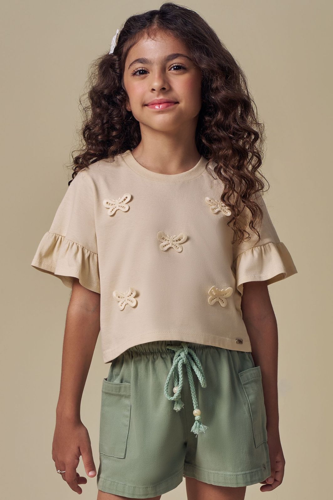 Blusa em meia malha 94489 Infanti Infantil Menina Blusa em meia malha 94489 Infanti Infantil Menina