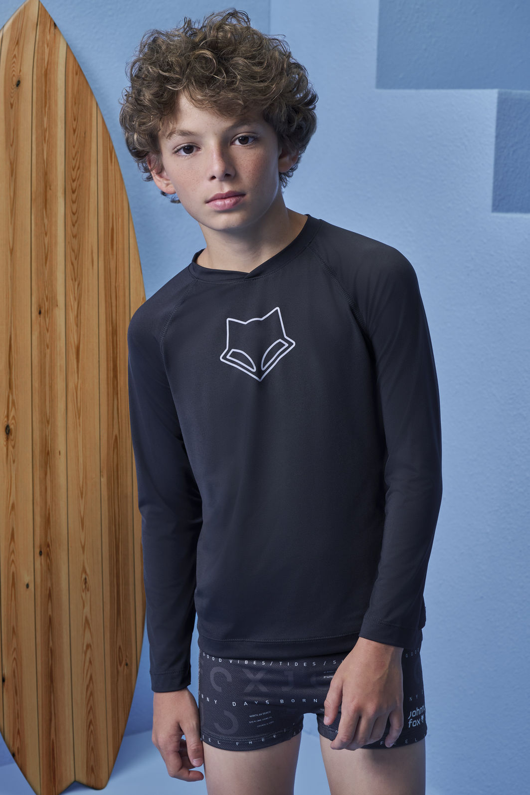 Sunga em malha uv dry com proteção UV50+ 99026 Johnny Fox Teen Menino Sunga em malha uv dry com proteção UV50+ 99026 Johnny Fox Teen Menino