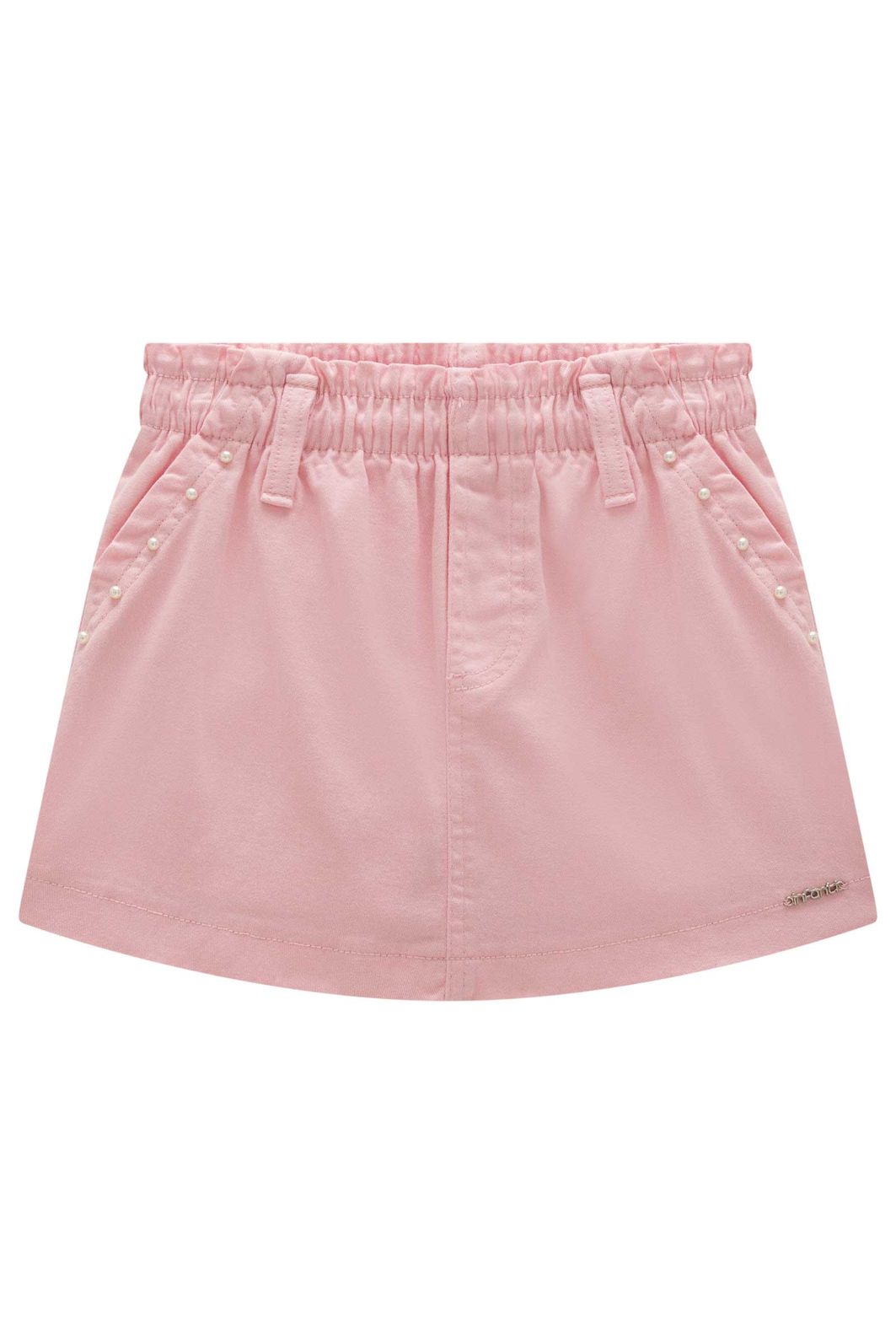 Short saia em sarja com elastano 98764 Infanti Infantil Menina