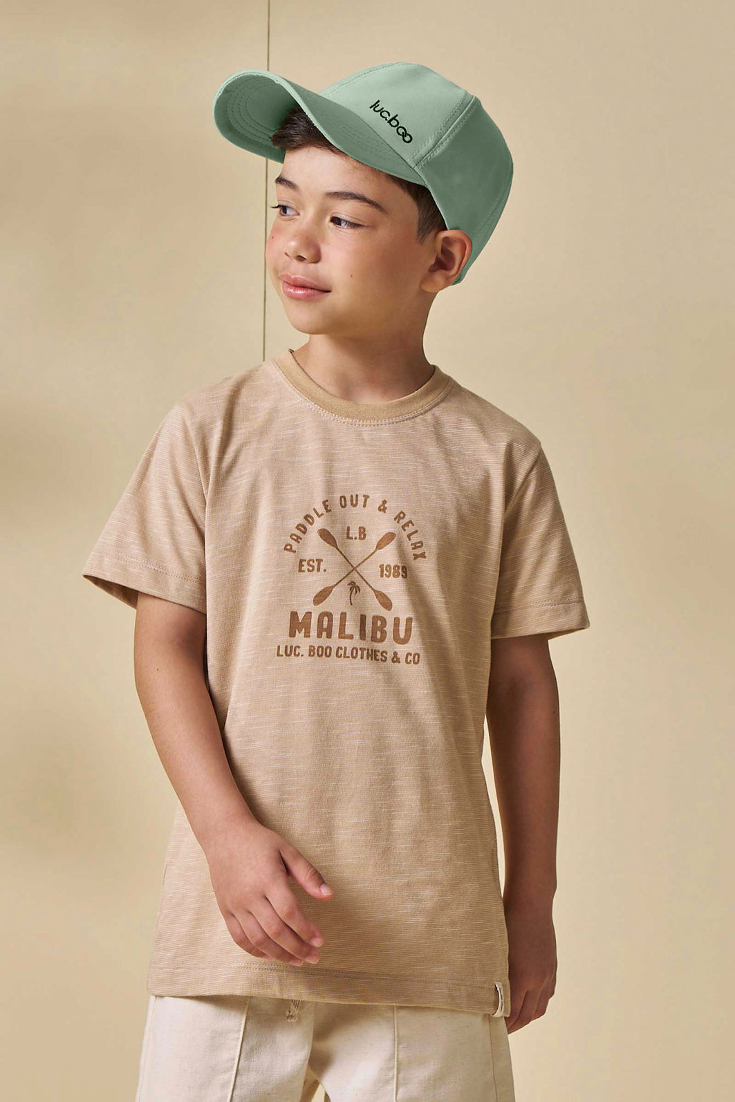 Boné em nylon com elastano 94826 LucBoo Infantil Menino Boné em nylon com elastano 94826 LucBoo Infantil Menino