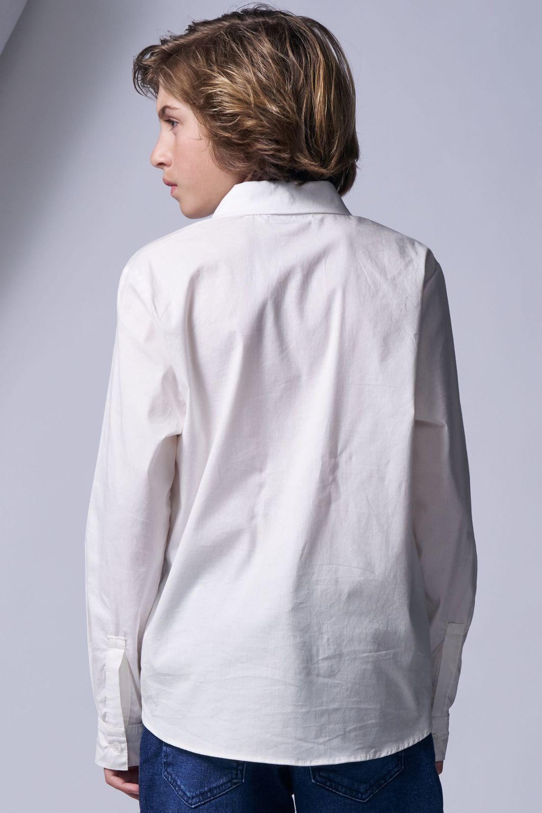 Camisa em tricoline mônaco com elastano 96047 Johnny Fox Teen Menino Camisa em tricoline mônaco com elastano 96047 Johnny Fox Teen Menino