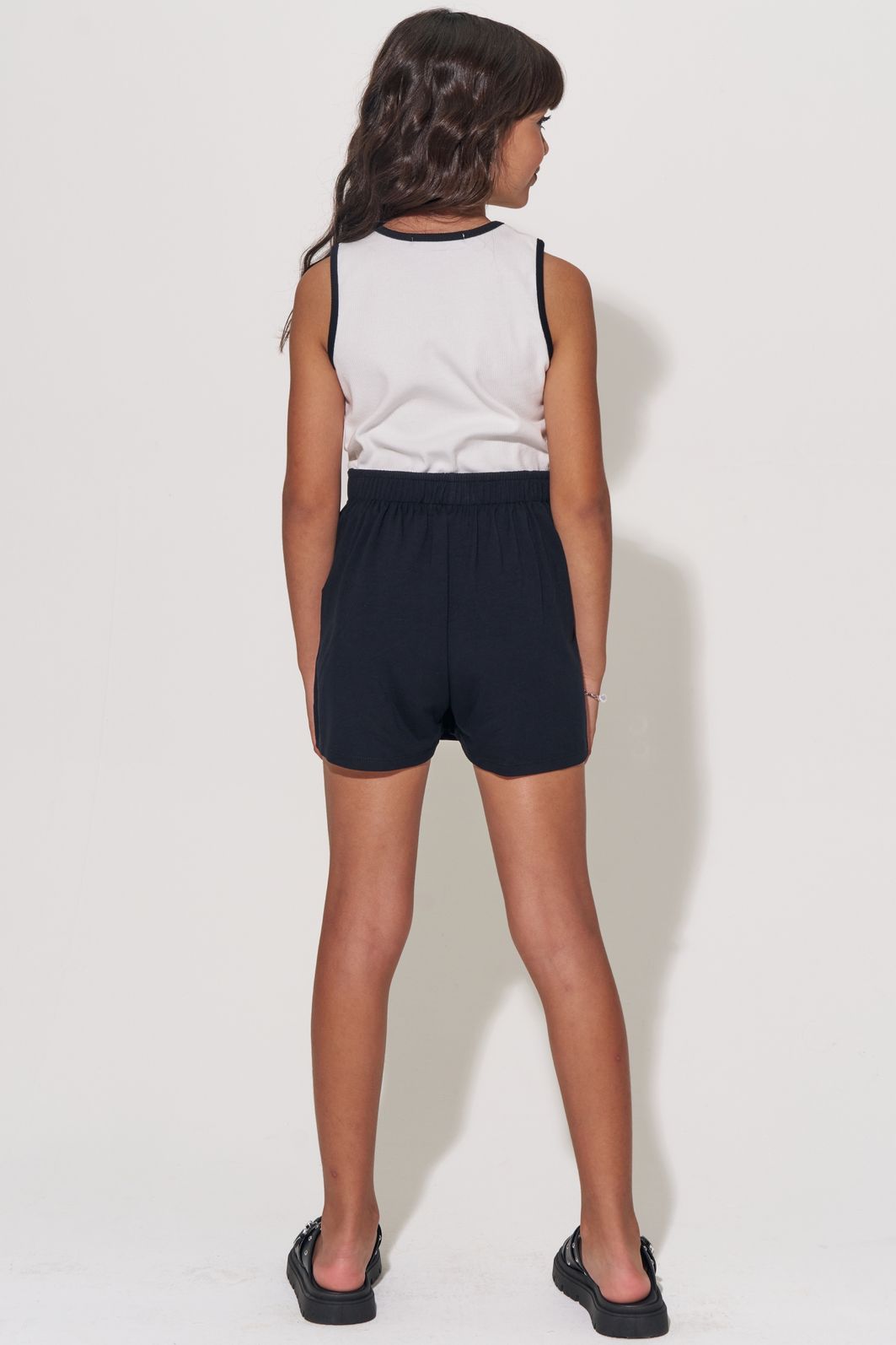 Conjunto de regata em canelado liz e short saia em molevisco 95911 Lilimoon Teen Menina Conjunto de regata em canelado liz e short saia em molevisco 95911 Lilimoon Teen Menina