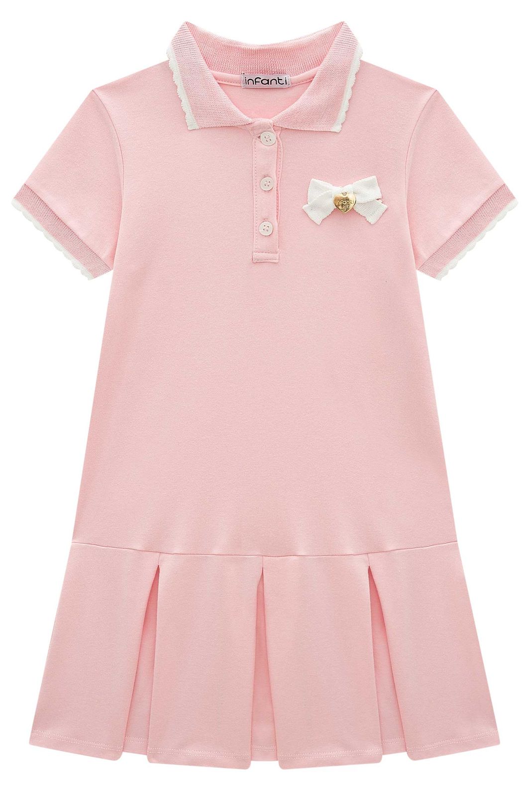 Vestido em suedine 99150 Infanti Infantil Menina Vestido em suedine 99150 Infanti Infantil Menina