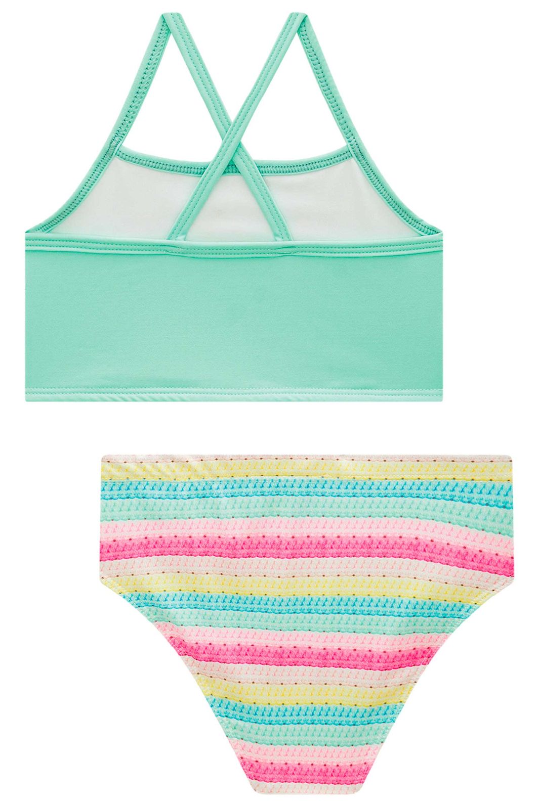 Biquíni em malha UV dry com proteção UV 50+ 99173 Infanti Infantil Menina Biquíni em malha UV dry com proteção UV 50+ 99173 Infanti Infantil Menina