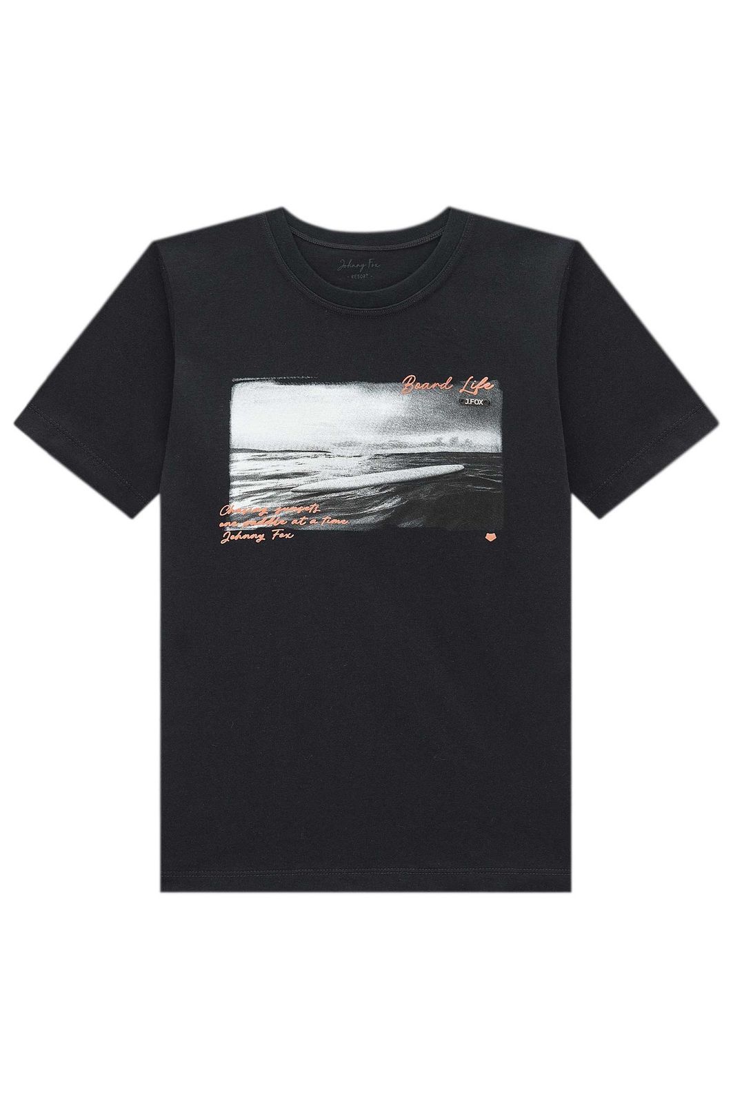 Camiseta em meia malha 98659 Johnny Fox Teen Menino Camiseta em meia malha 98659 Johnny Fox Teen Menino