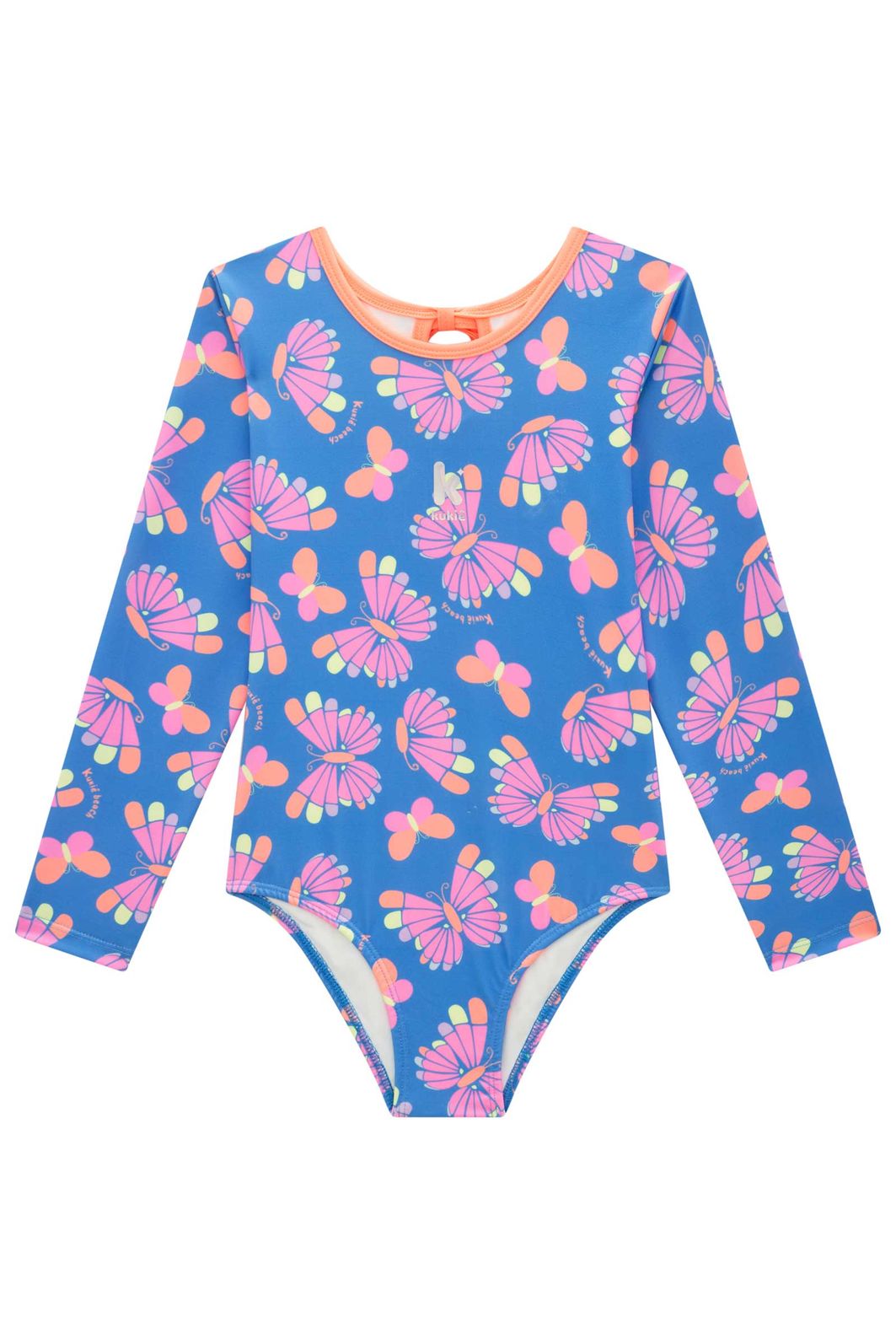 Maiô em malha com proteção UV50+ 99549 Kukiê Infantil Menina Maiô em malha com proteção UV50+ 99549 Kukiê Infantil Menina