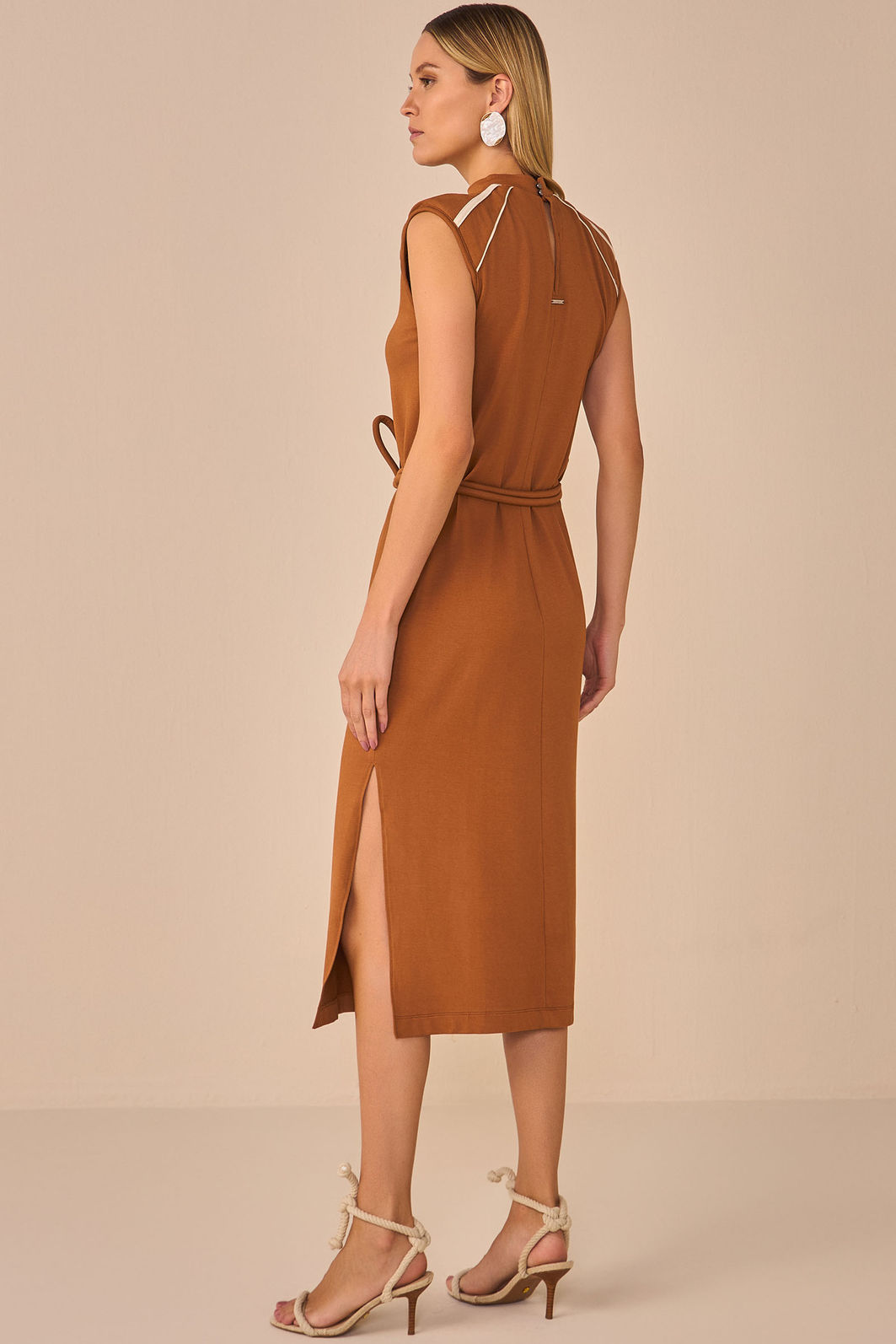Vestido maxi midi em molevisco premium 96767 Linzzi Vestido maxi midi em molevisco premium 96767 Linzzi