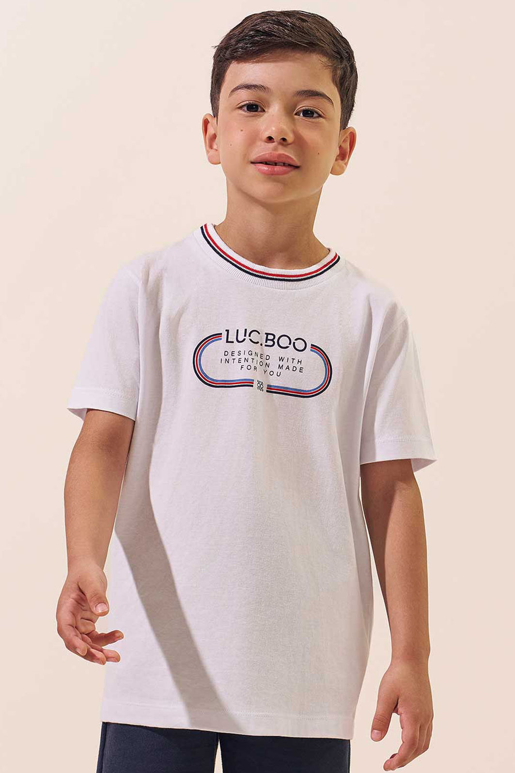 Camiseta em meia malha 96294 LucBoo Infantil Menino Camiseta em meia malha 96294 LucBoo Infantil Menino