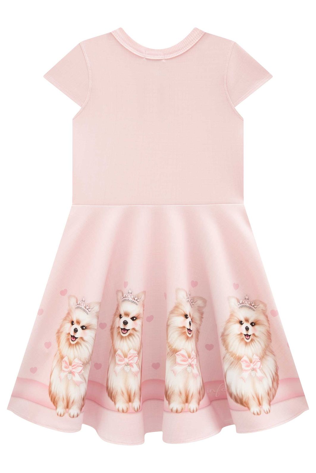 Vestido em fly tech 99121 Infanti Infantil Menina Vestido em fly tech 99121 Infanti Infantil Menina