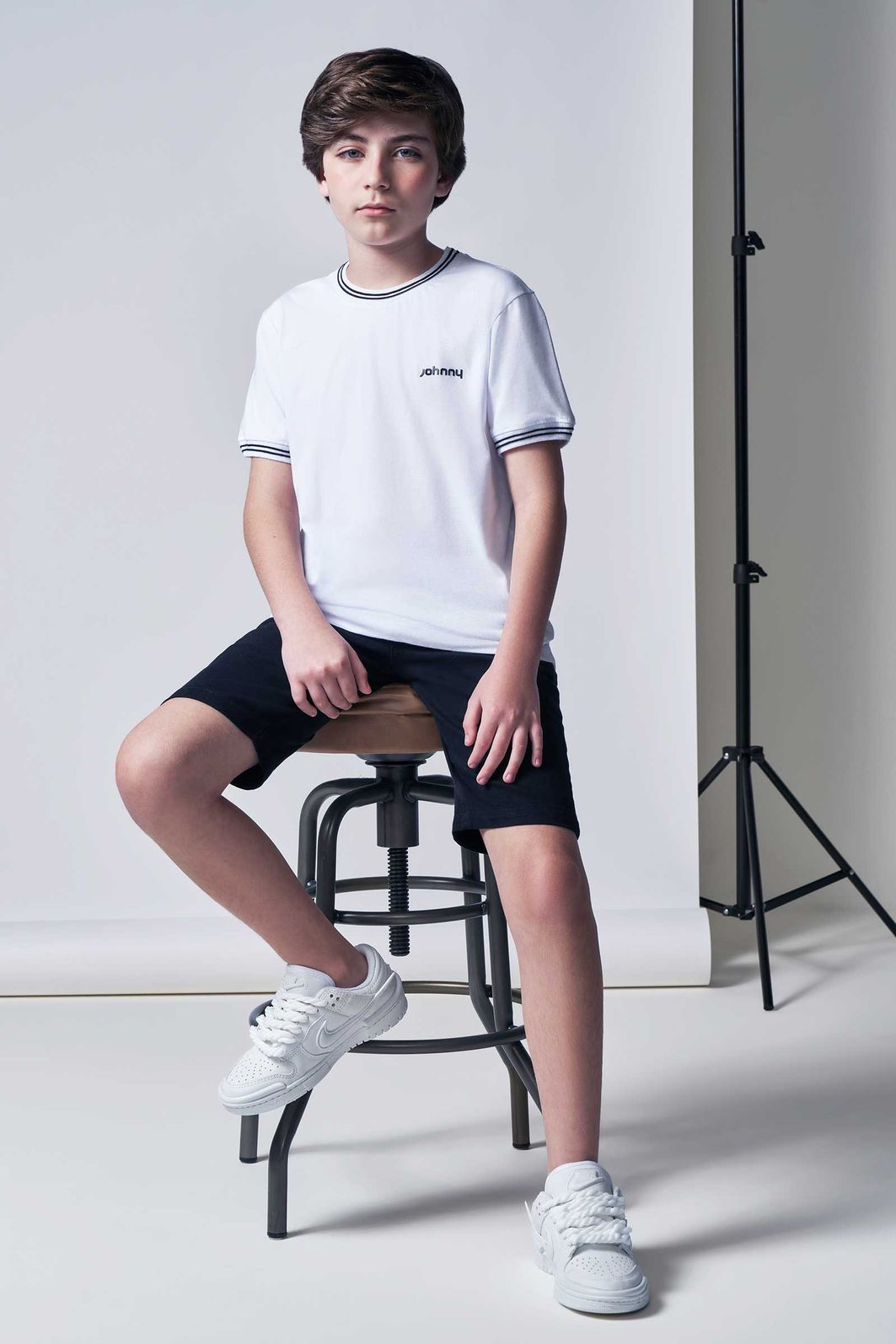 Camiseta em meia malha 96030 Johnny Fox Teen Menino Camiseta em meia malha 96030 Johnny Fox Teen Menino