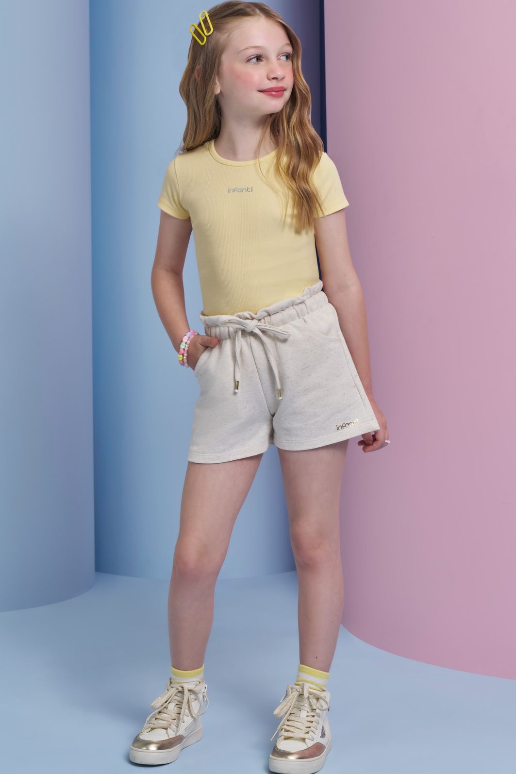 Blusa em canelado liz 94359 Infanti Infantil Menina Blusa em canelado liz 94359 Infanti Infantil Menina