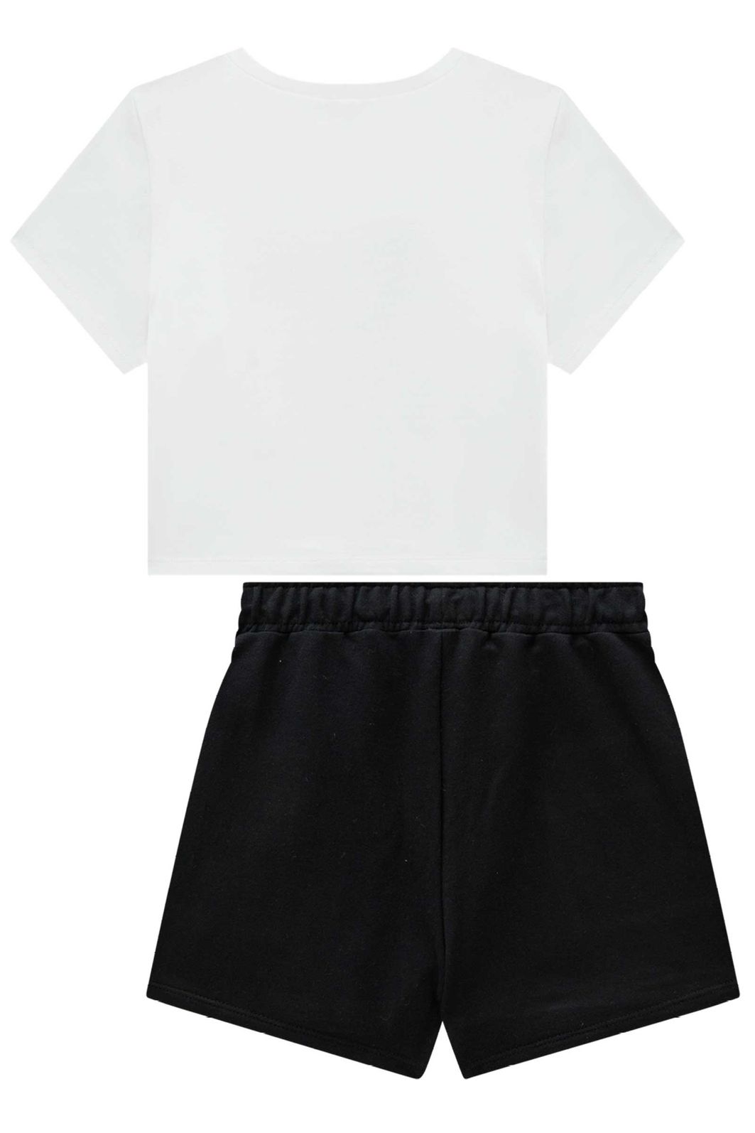 Conjunto de blusa em cotton e short saia em alfaiataria tecno cargo 95943 Vic Teen Menina Conjunto de blusa em cotton e short saia em alfaiataria tecno cargo 95943 Vic Teen Menina