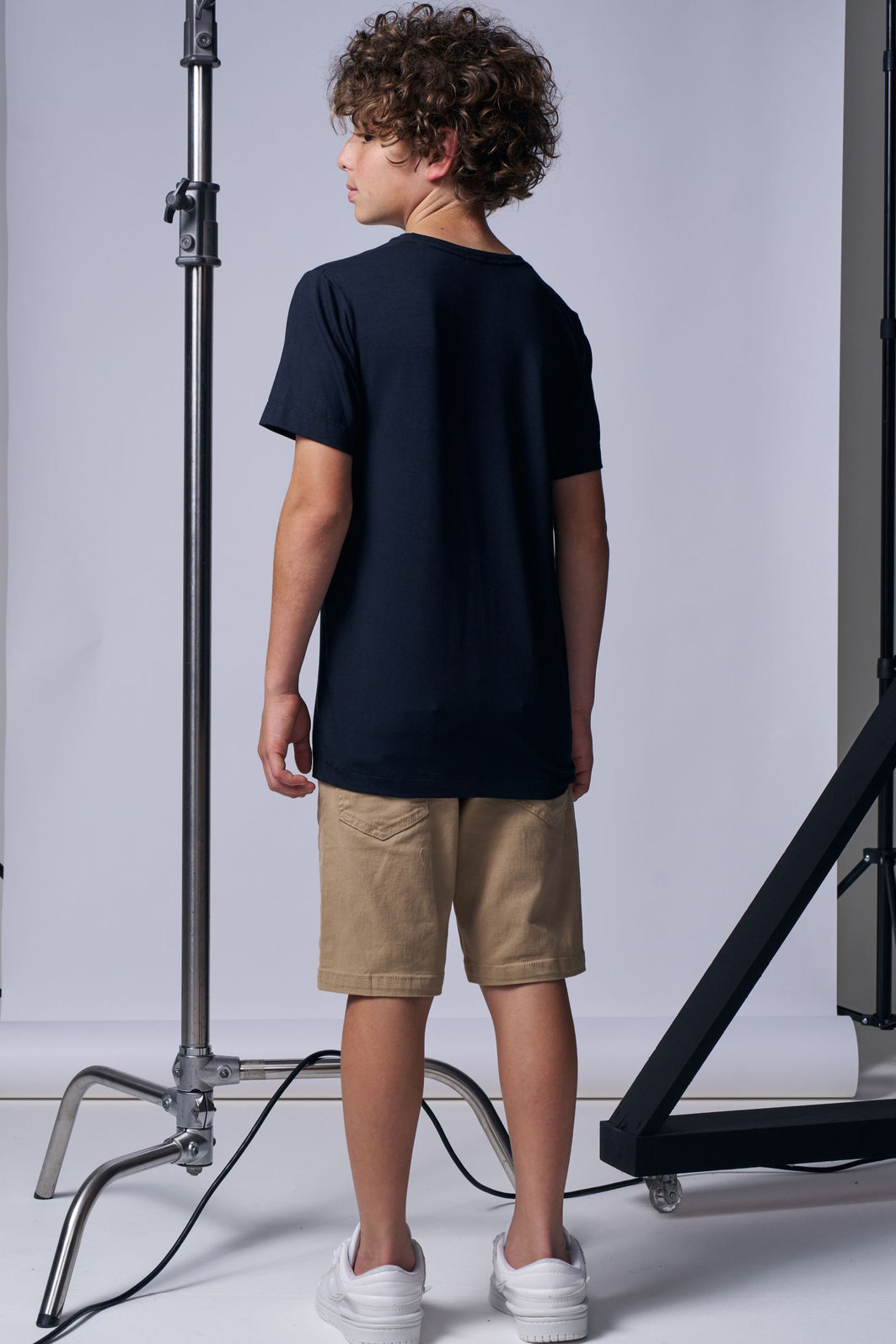Camiseta em modal com elastano 89104 Johnny Fox Teen Menino Camiseta em modal com elastano 89104 Johnny Fox Teen Menino