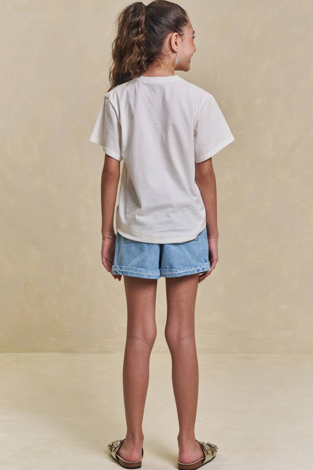 Camiseta over em meia malha 95230 Lilimoon Teen Menina Camiseta over em meia malha 95230 Lilimoon Teen Menina
