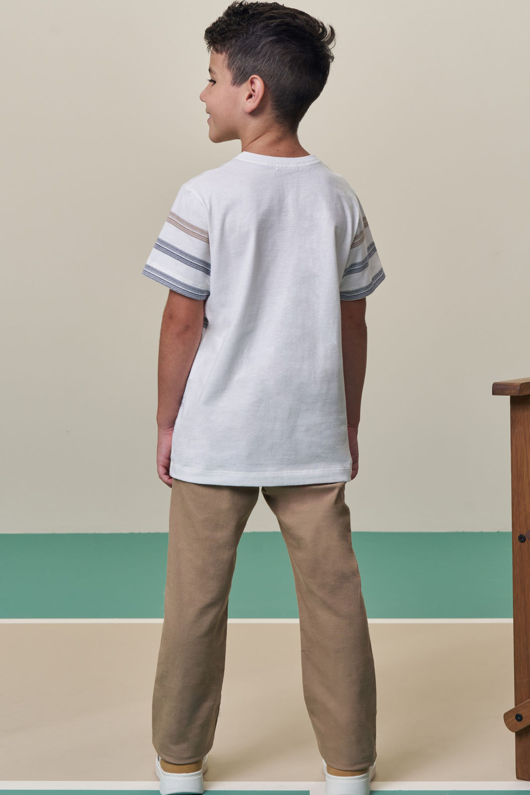 Calça em sarja girassol com elastano 98417 LucBoo Infantil Menino Calça em sarja girassol com elastano 98417 LucBoo Infantil Menino