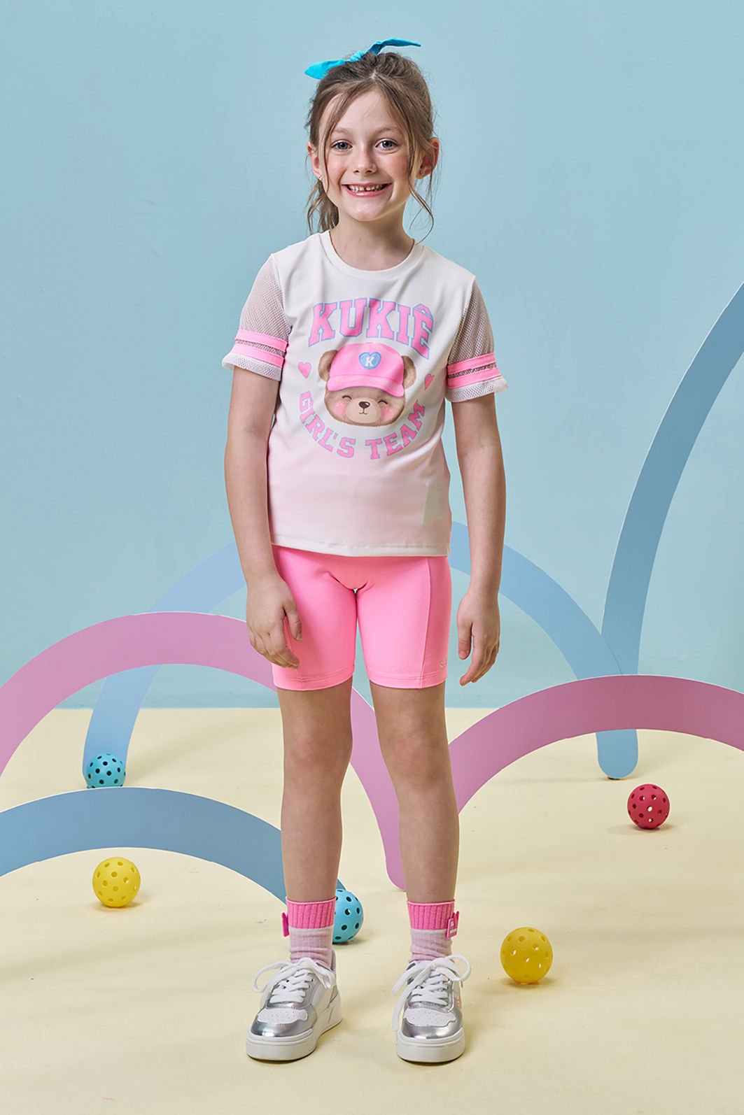 Blusa em meia malha e tela 96989 Kukiê Infantil Menina Blusa em meia malha e tela 96989 Kukiê Infantil Menina